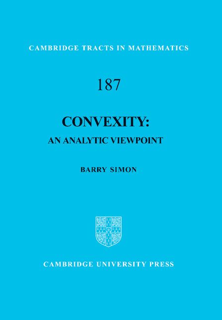 Convexity: An Analytic Viewpoint