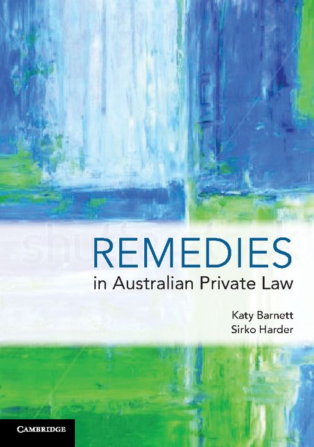 Remedies in Australian Private Law