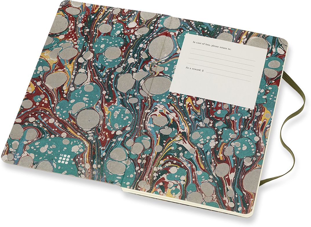 Moleskine Limited Collection Time Notebook, Large, Ruled, Green