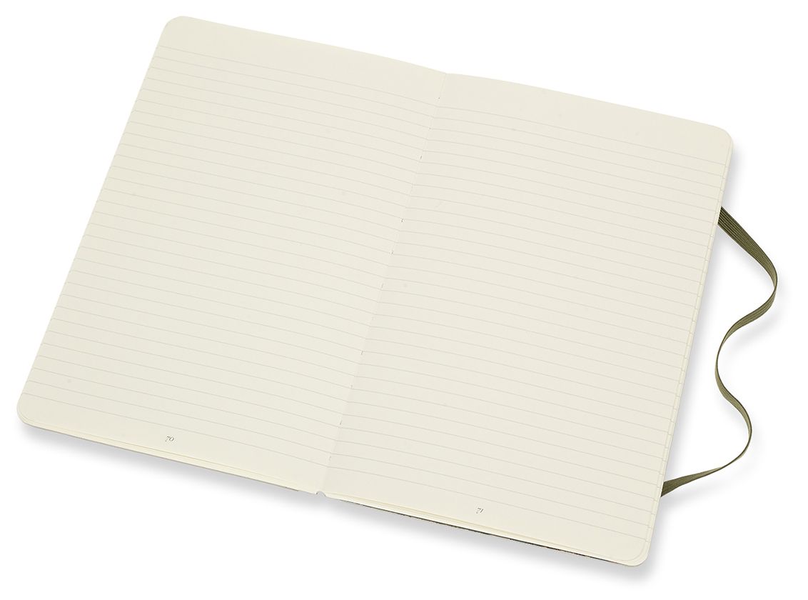 Moleskine Limited Collection Time Notebook, Large, Ruled, Green