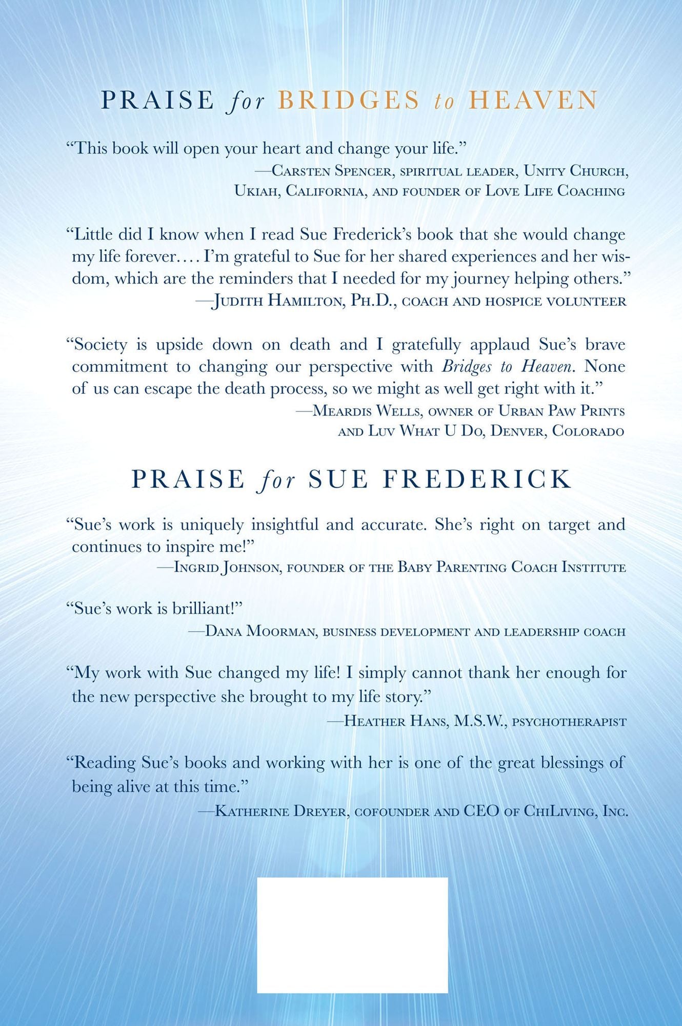 Bridges to Heaven: True Stories of Loved Ones on the Other Side