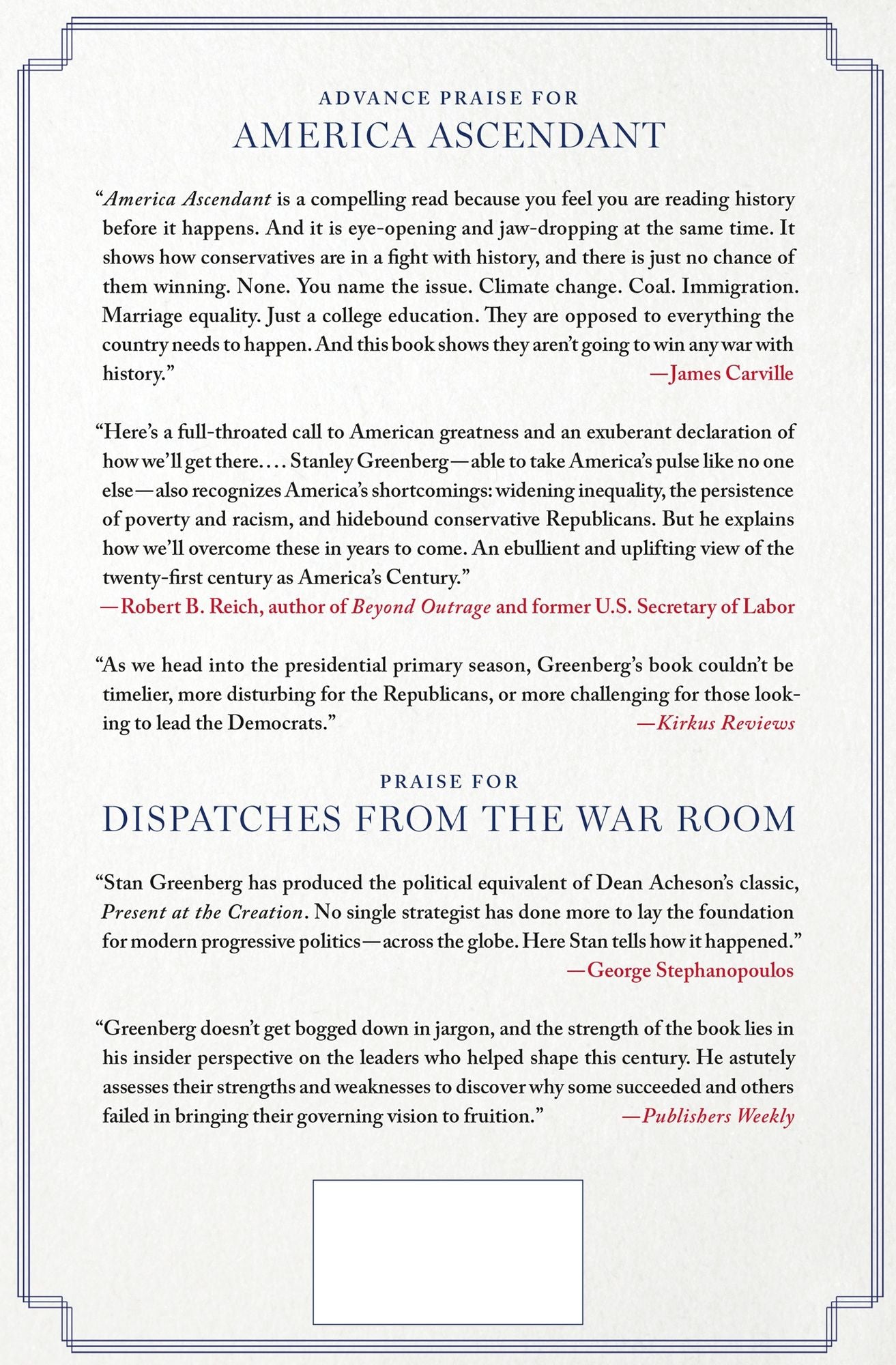 America Ascendant: A Revolutionary Nation's Path to Addressing Its Deepest Problems and Leading the 21st Century