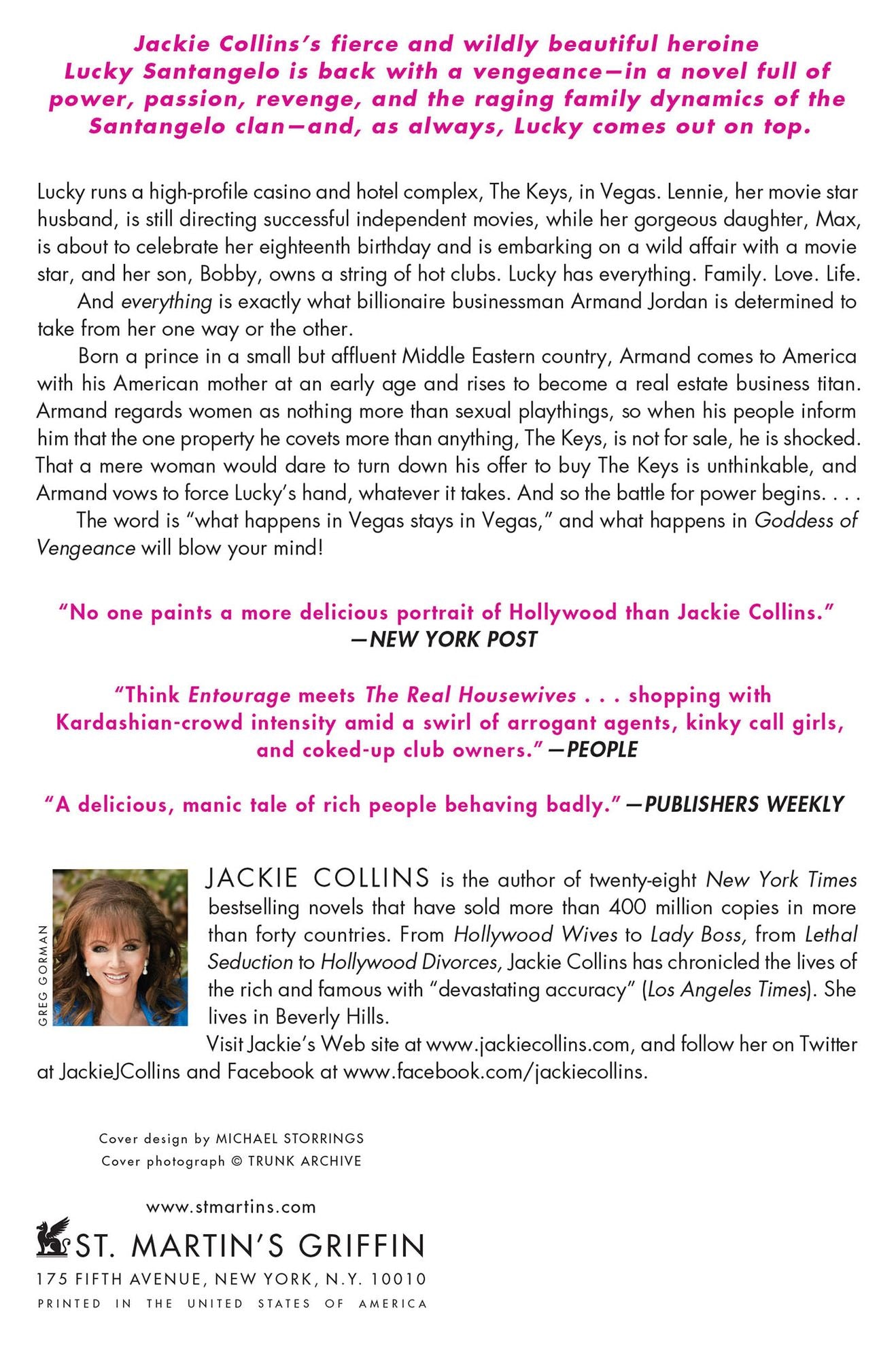 Goddess of Vengeance (Lucky Santangelo Series)