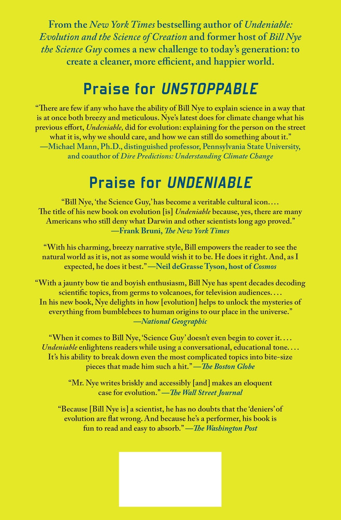 Unstoppable: Harnessing Science to Change the World