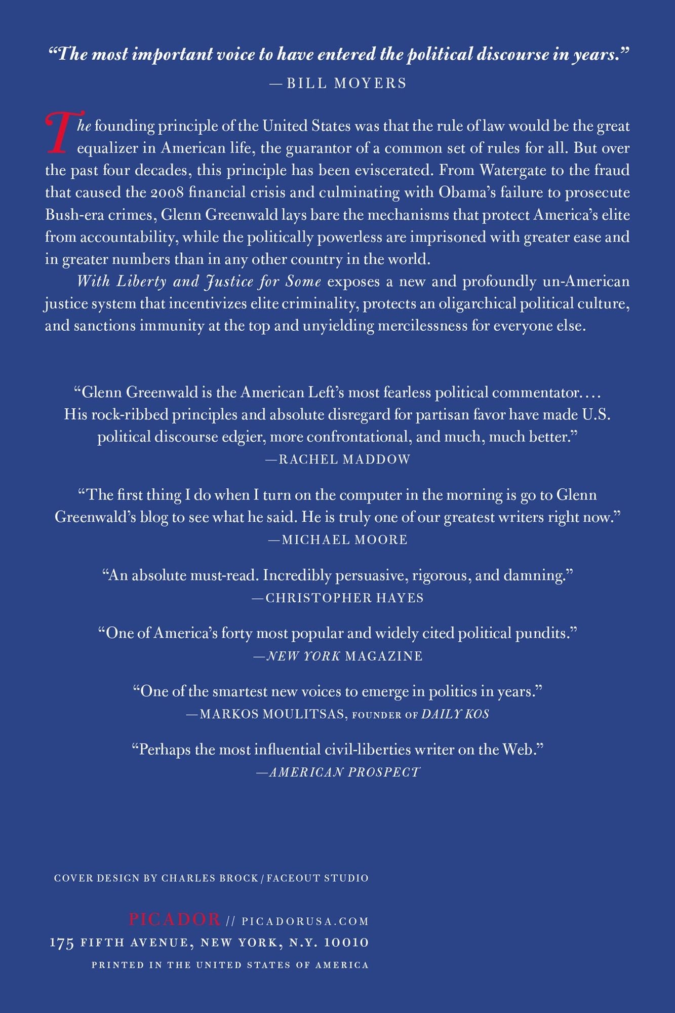 With Liberty and Justice for Some: How the Law Is Used to Destroy Equality and Protect the Powerful