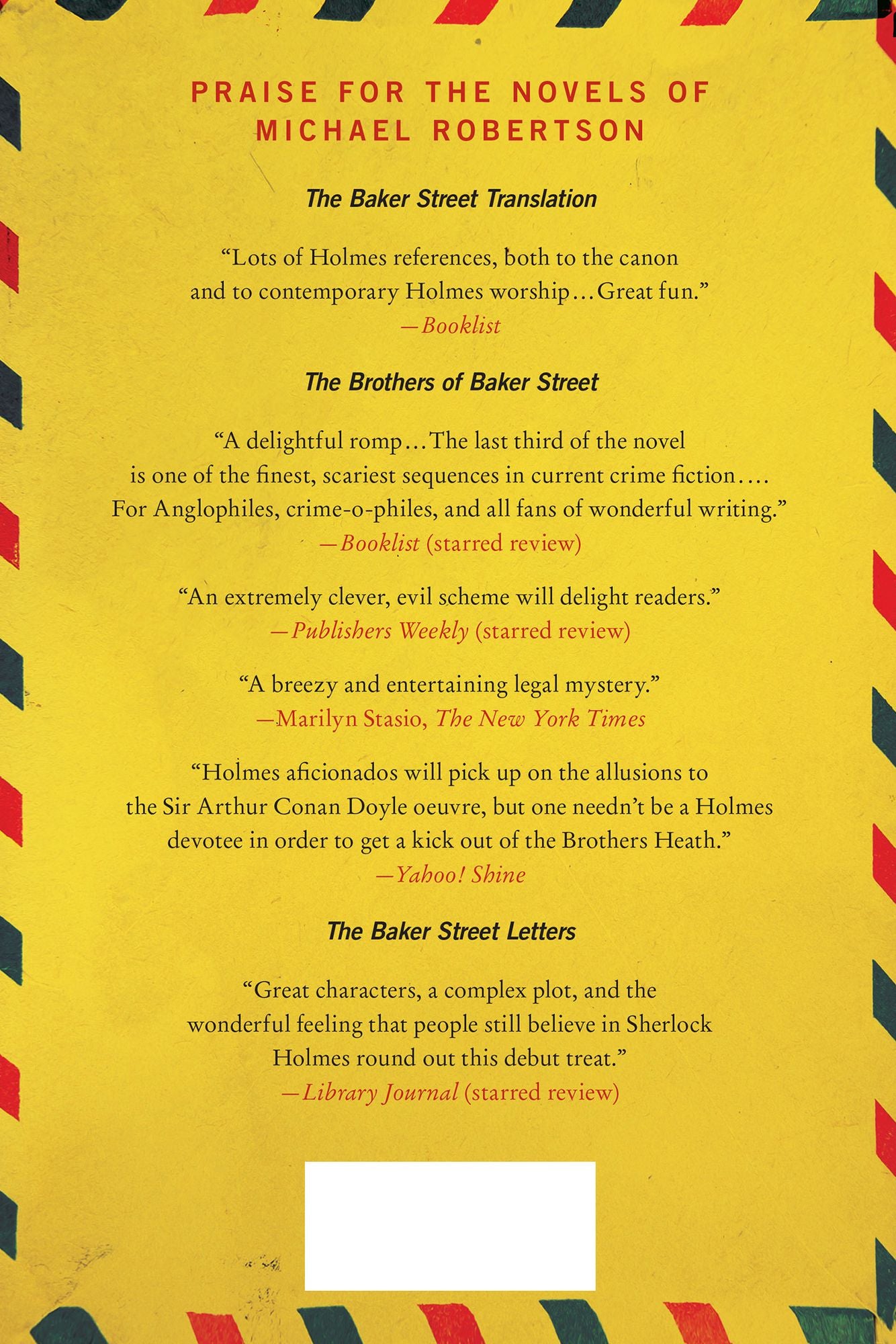 Moriarty Returns a Letter (Baker Street Letters Series #4)
