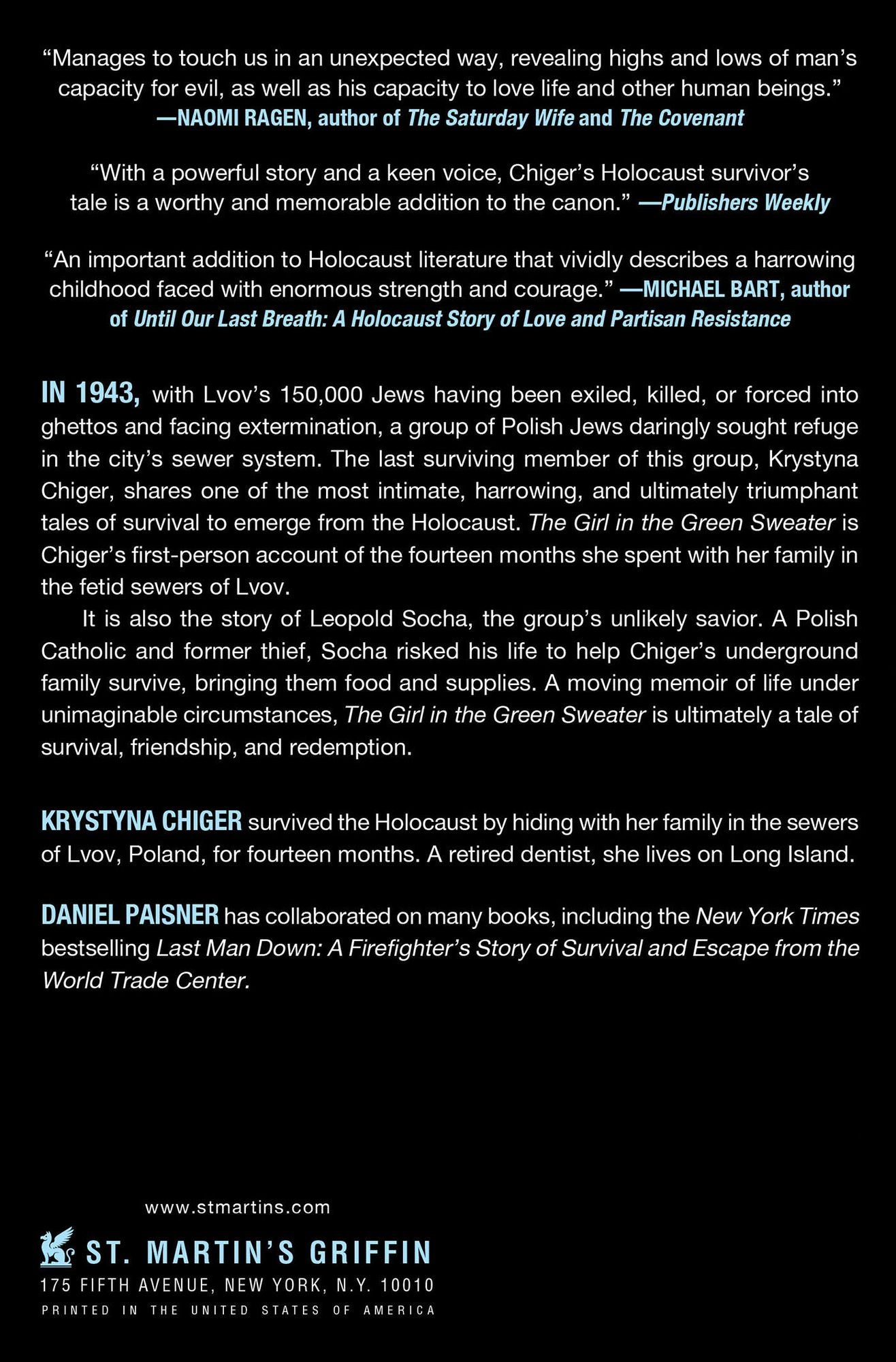 The Girl in the Green Sweater: A Life in Holocaust's Shadow