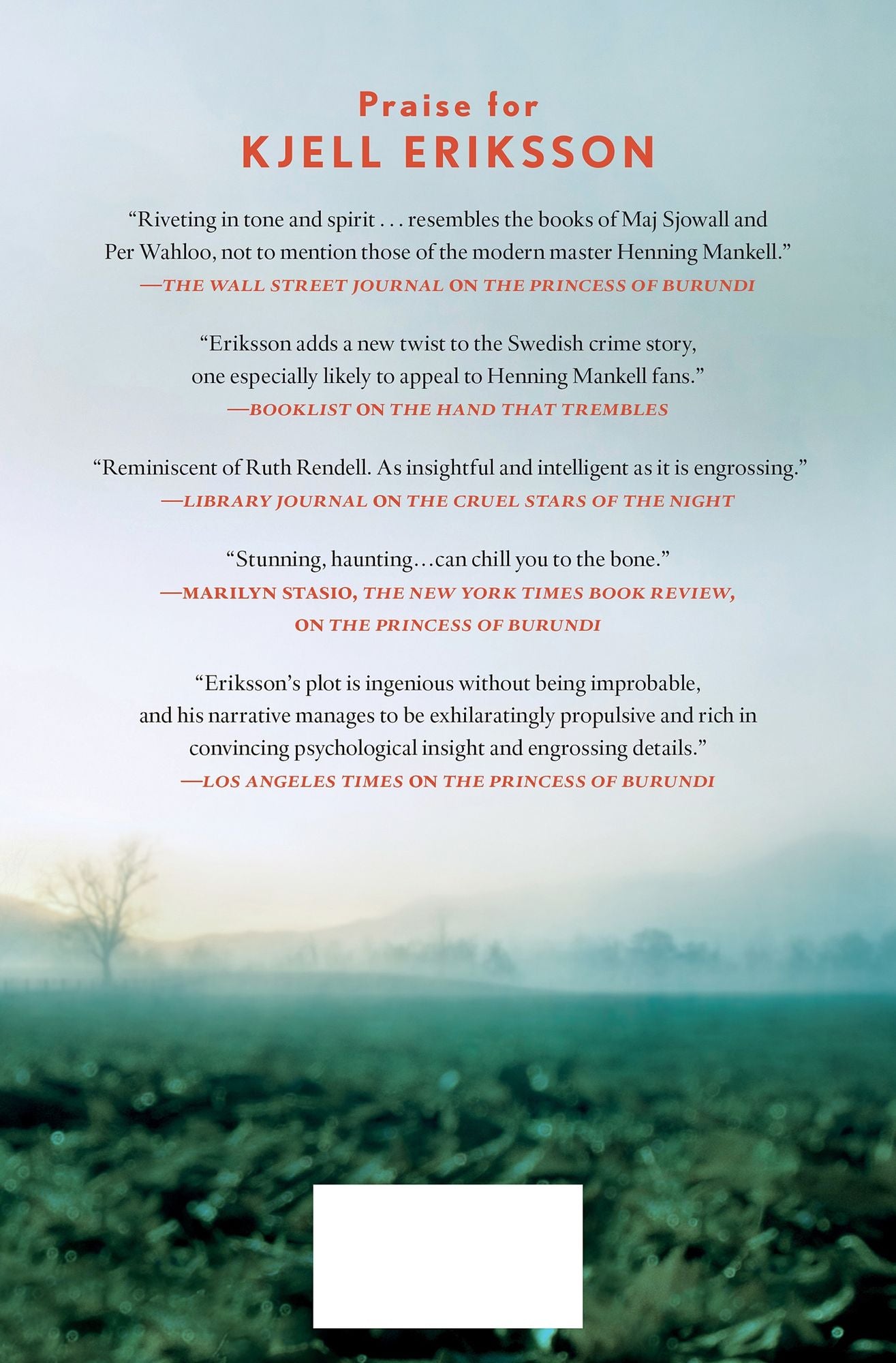 Open Grave (Ann Lindell Series #6)