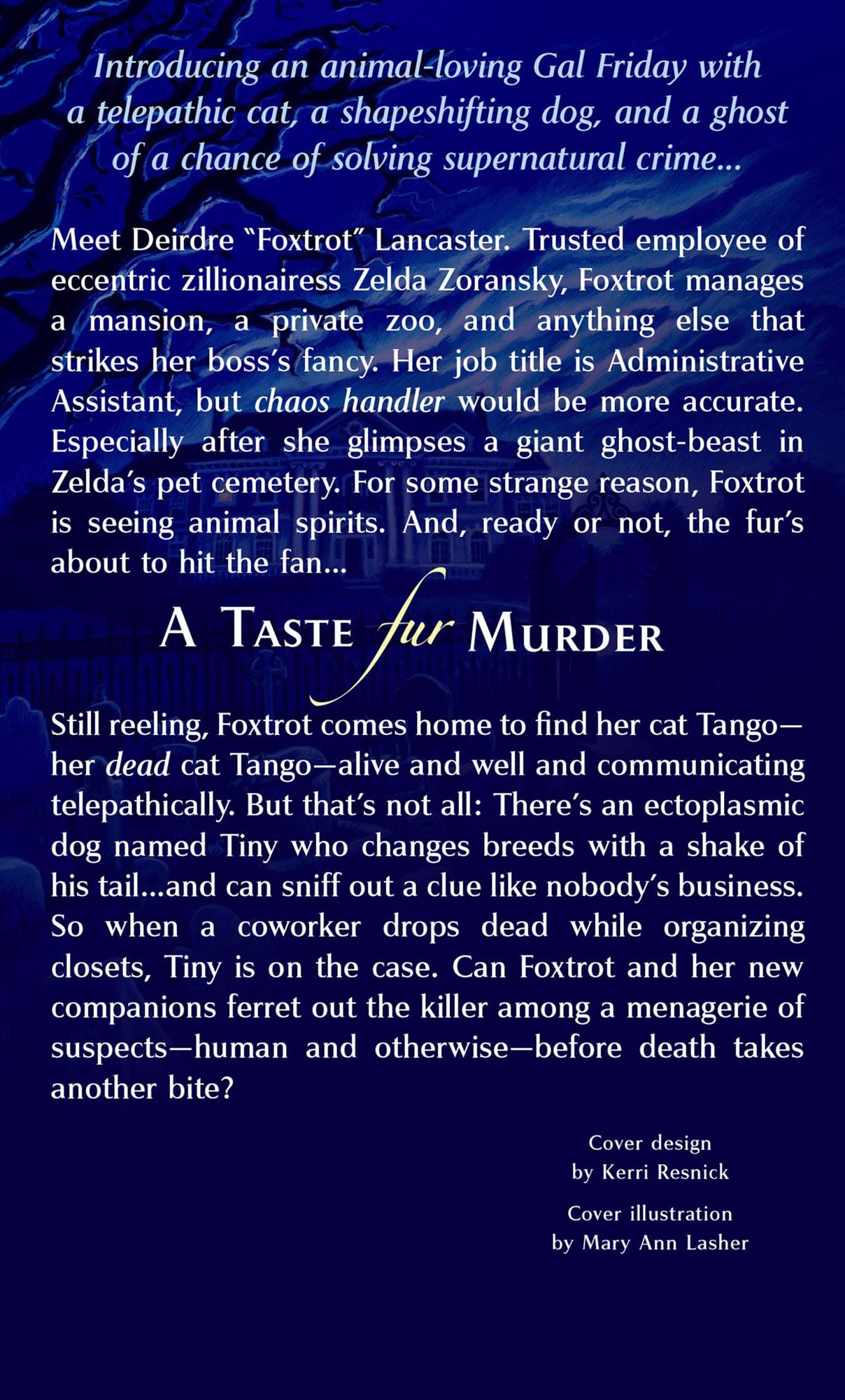 A Taste Fur Murder (Whiskey Tango Foxtrot Series #1)