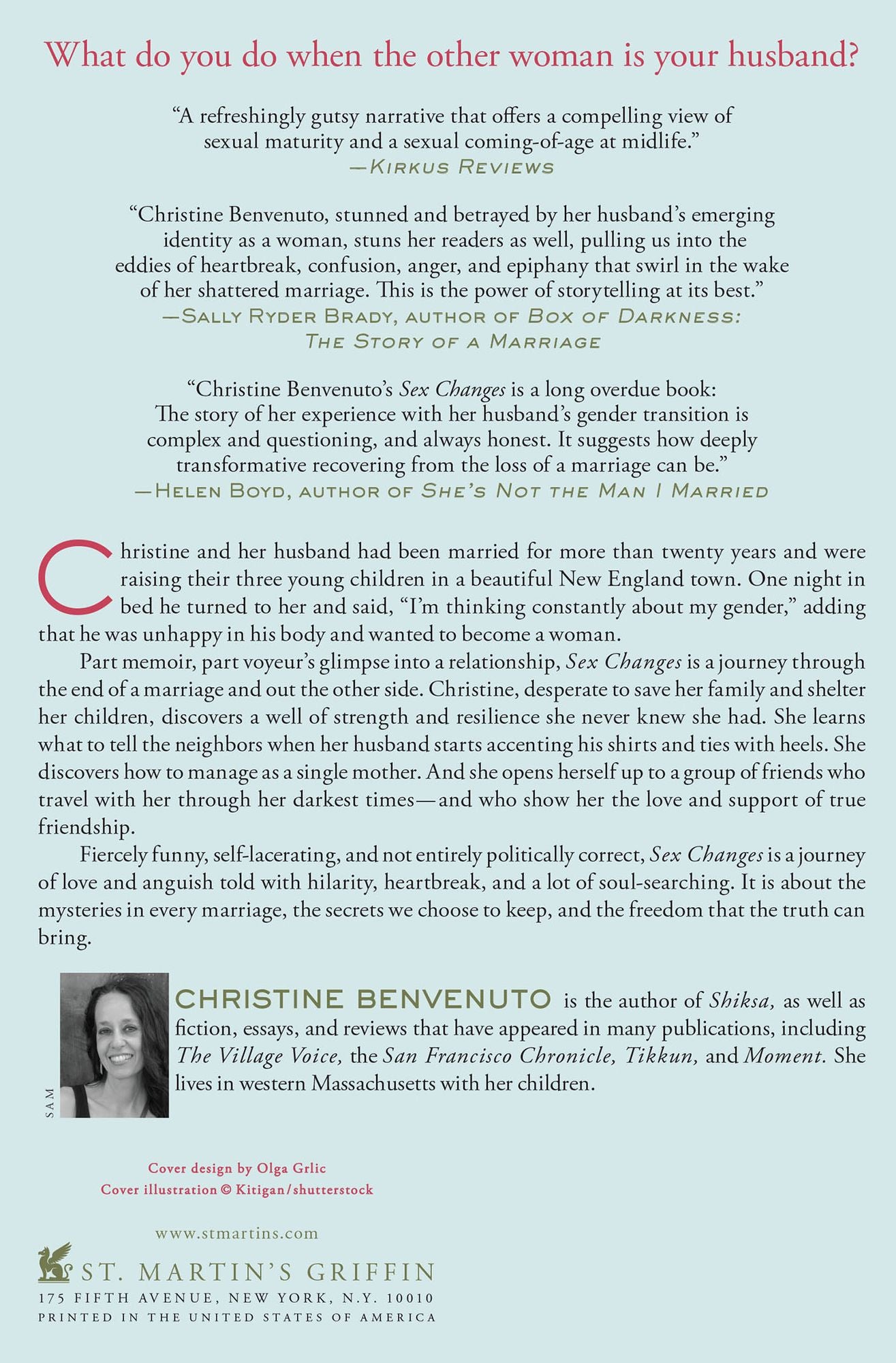 Sex Changes: A Memoir of Marriage, Gender, and Moving On