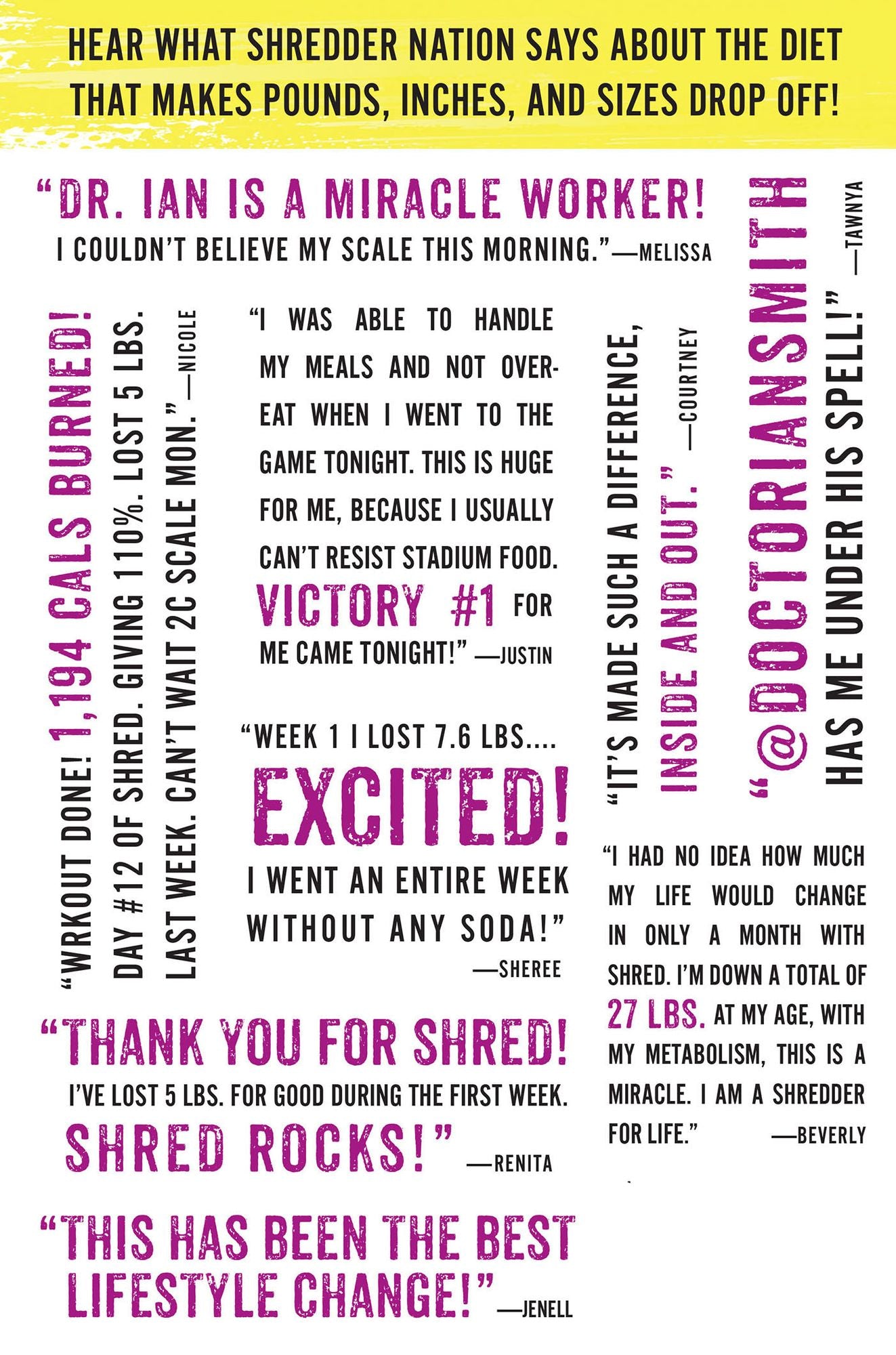 Shred: The Revolutionary Diet: 6 Weeks 4 Inches 2 Sizes