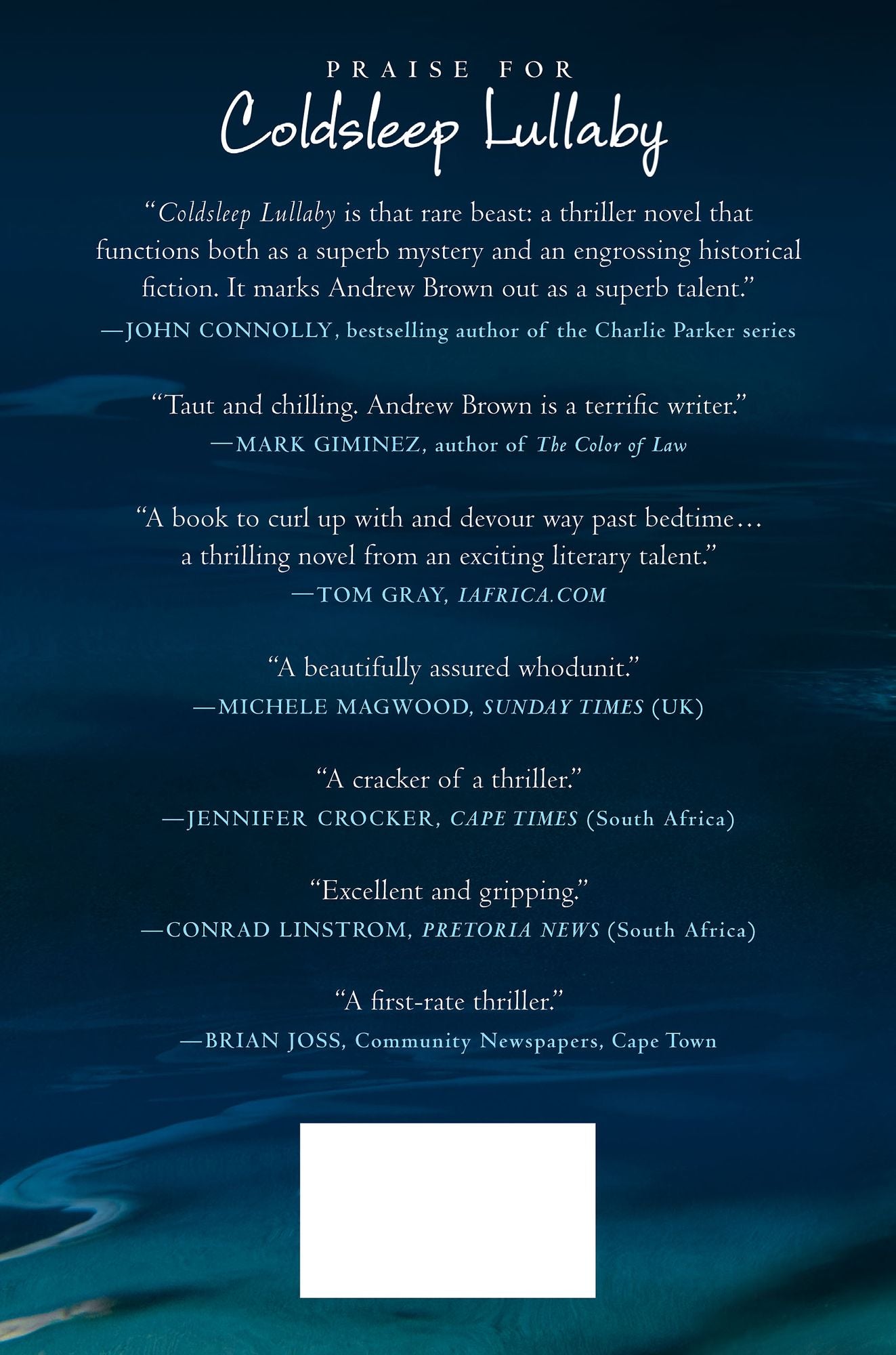 Coldsleep Lullaby: A Mystery