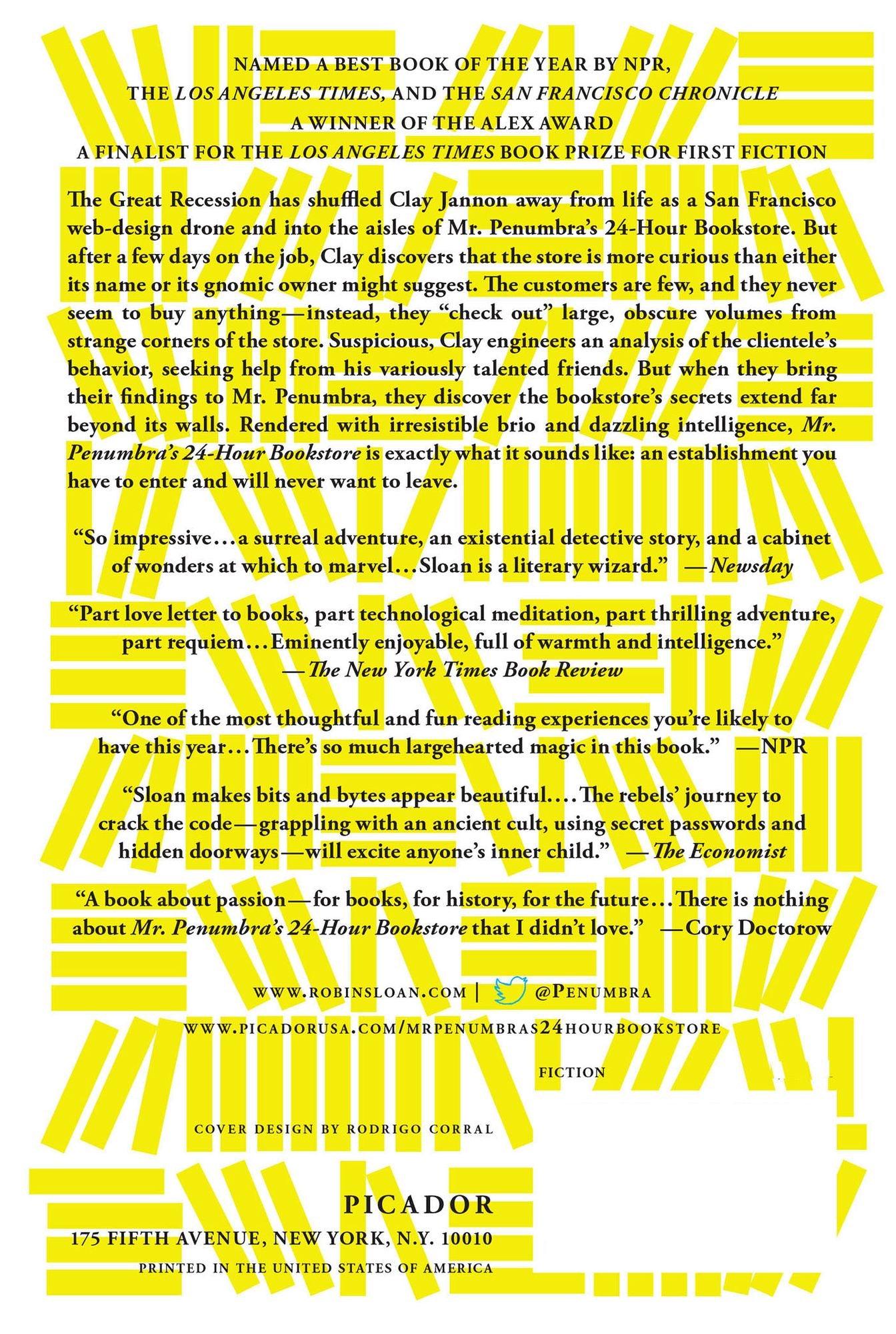 Mr. Penumbra's 24-Hour Bookstore: A Novel
