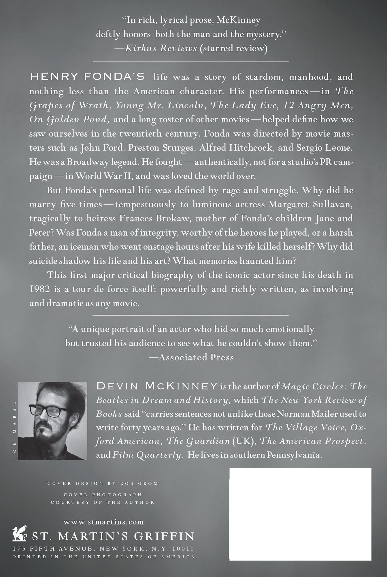 The Man Who Saw a Ghost: The Life and Work of Henry Fonda