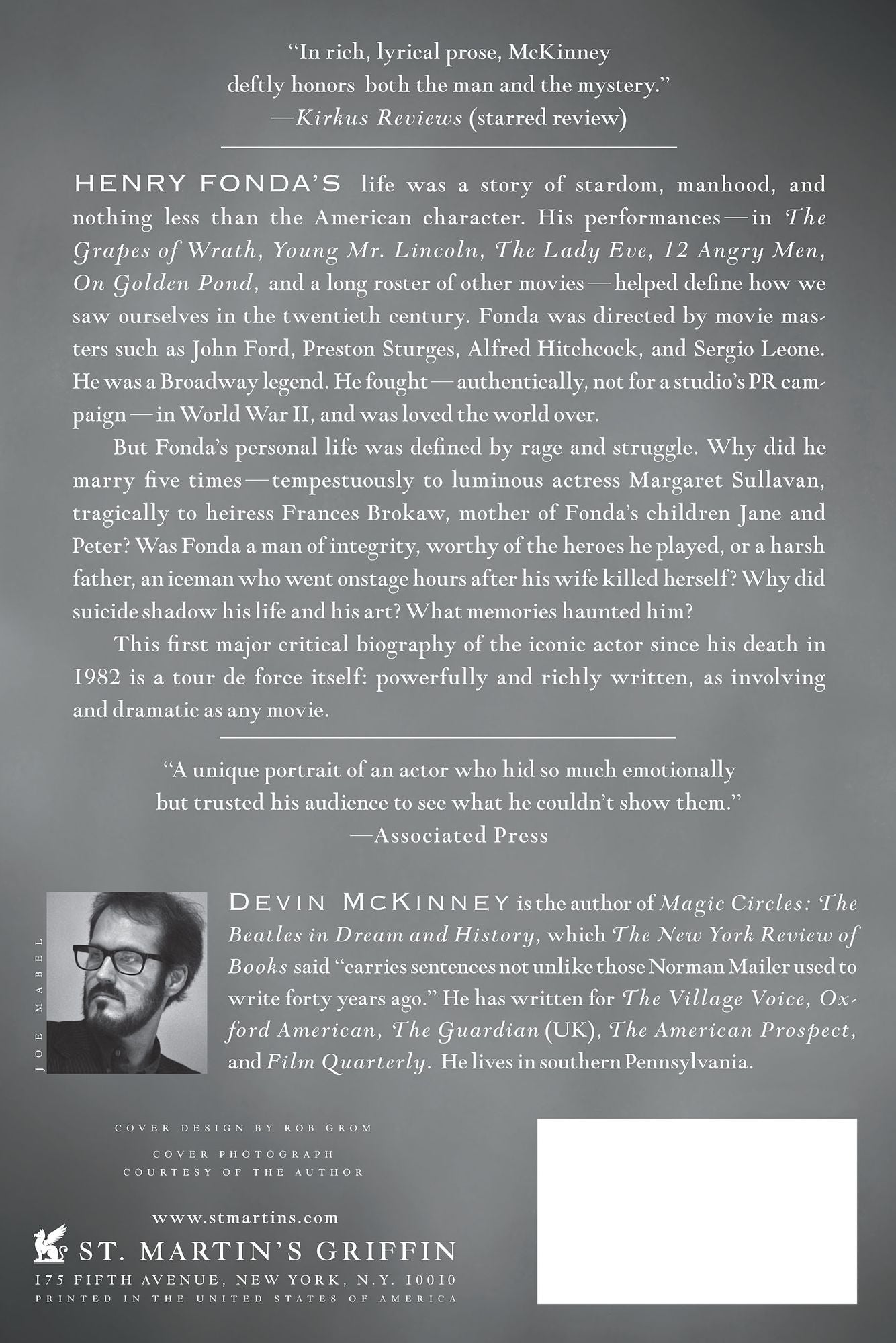 The Man Who Saw a Ghost: The Life and Work of Henry Fonda