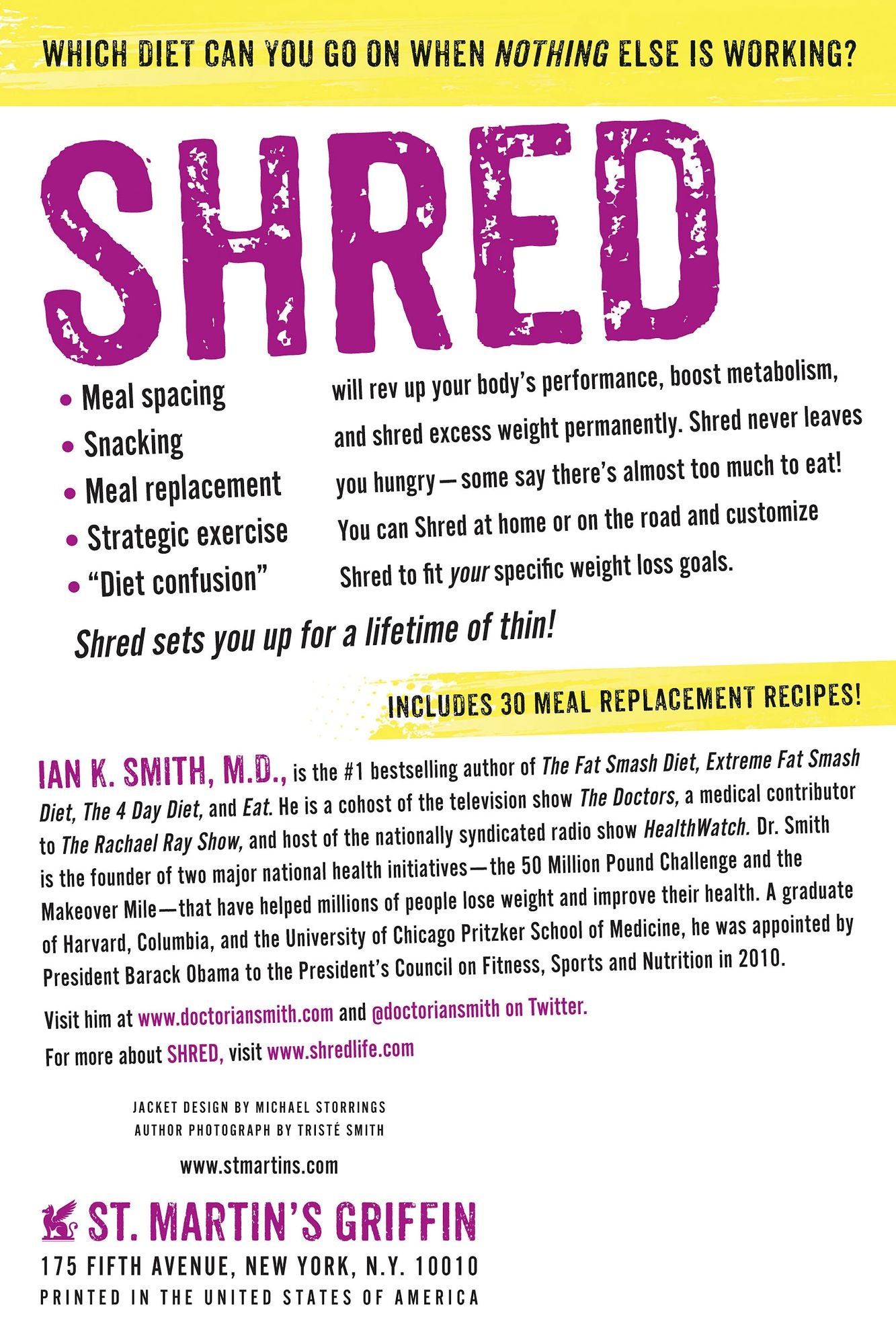Shred: The Revolutionary Diet: 6 Weeks 4 Inches 2 Sizes
