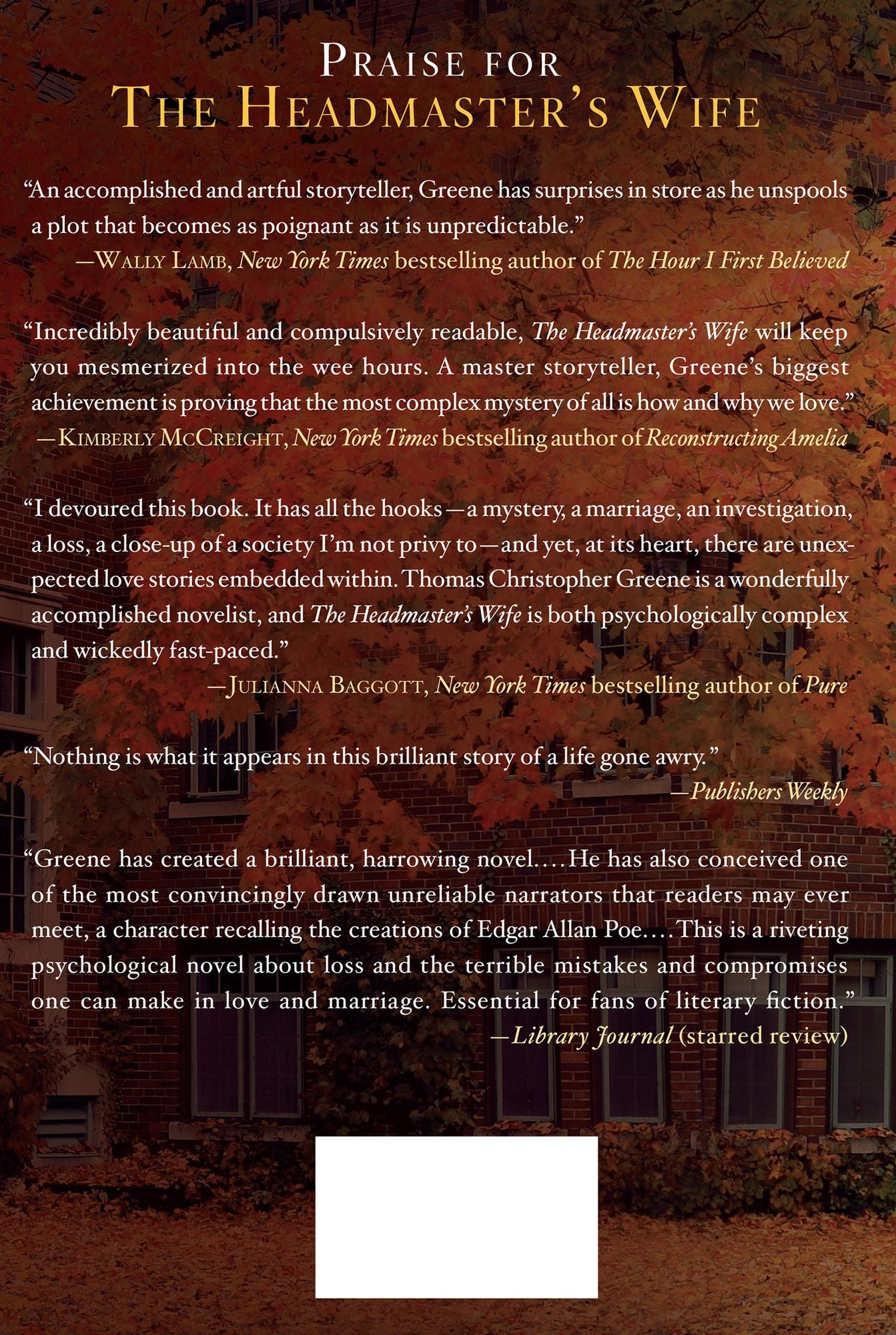 The Headmaster's Wife