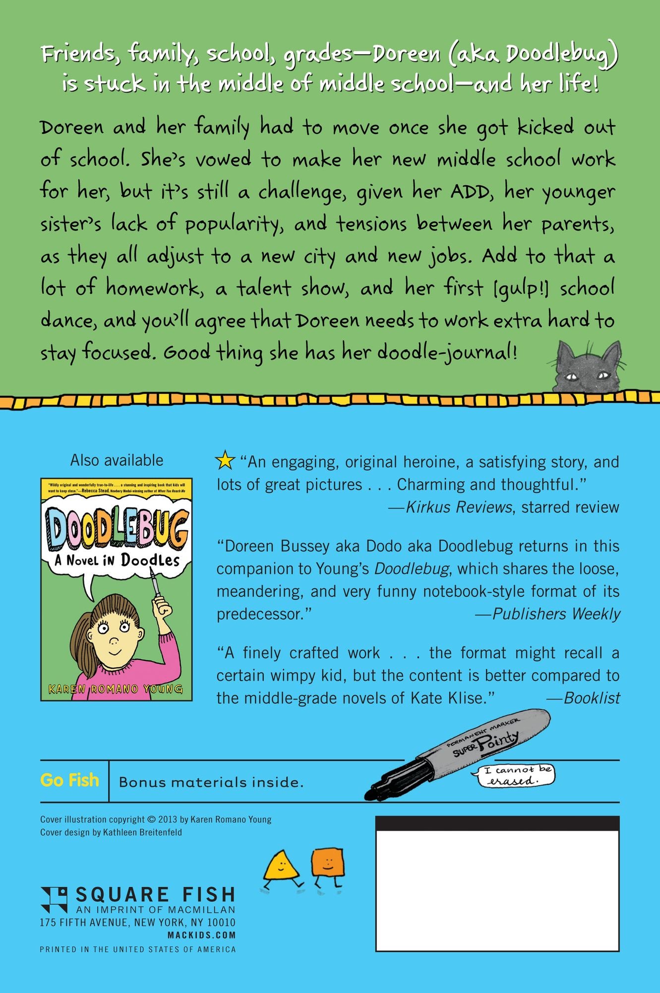 Stuck in the Middle (of Middle School): A Novel in Doodles