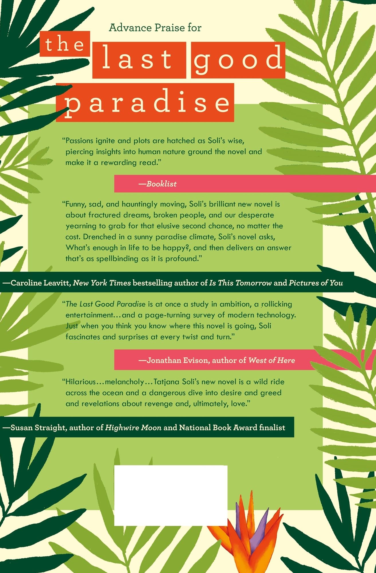 The Last Good Paradise: A Novel