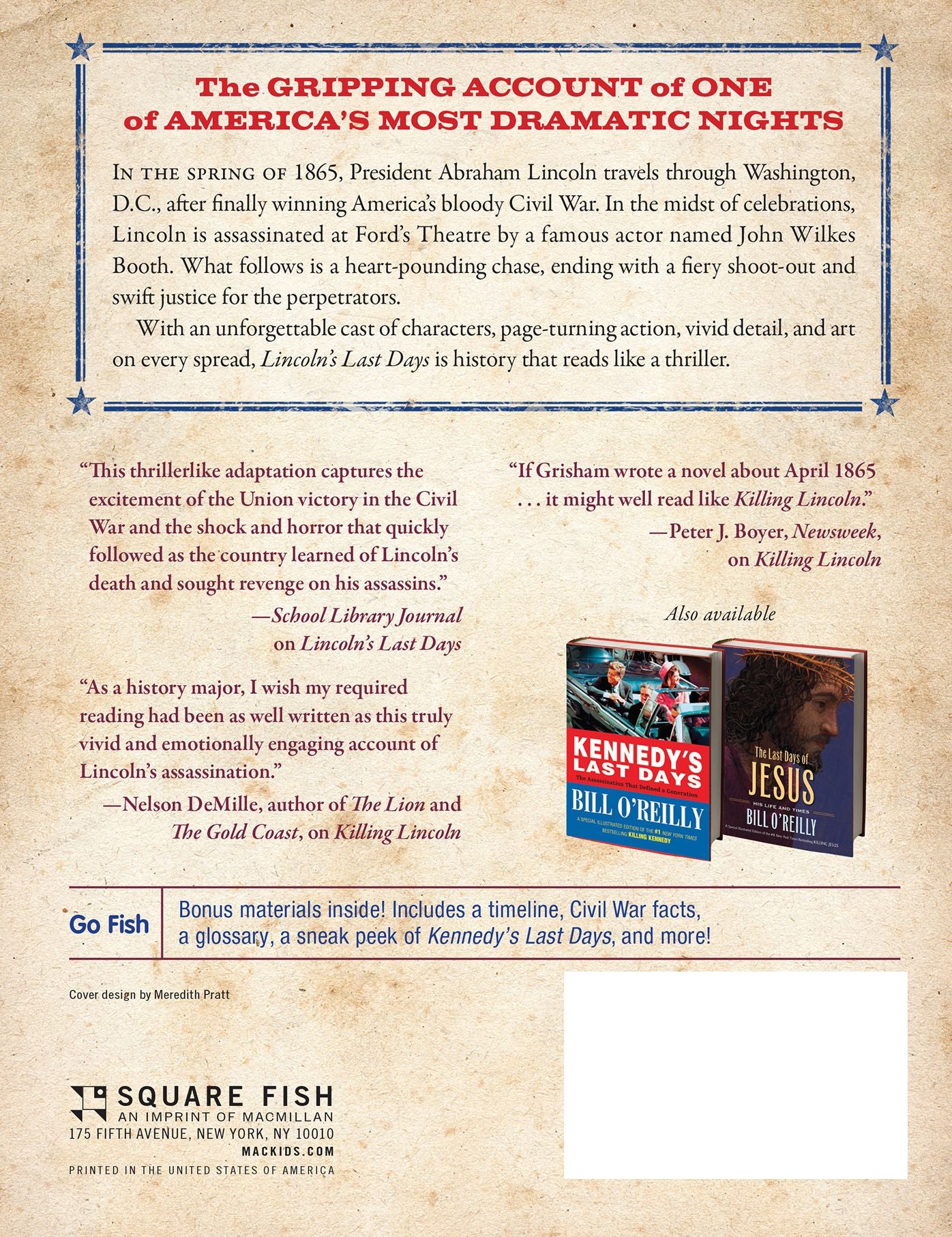 Lincoln's Last Days: The Shocking Assassination That Changed America Forever