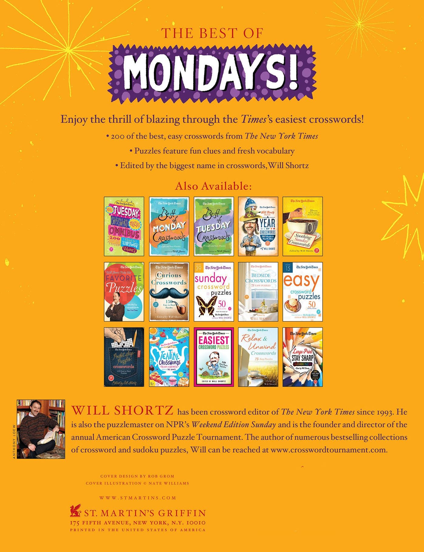The New York Times More Monday Crossword Puzzles Omnibus, Volume 2: 200 Solvable Puzzles from the Pages of the New York Times