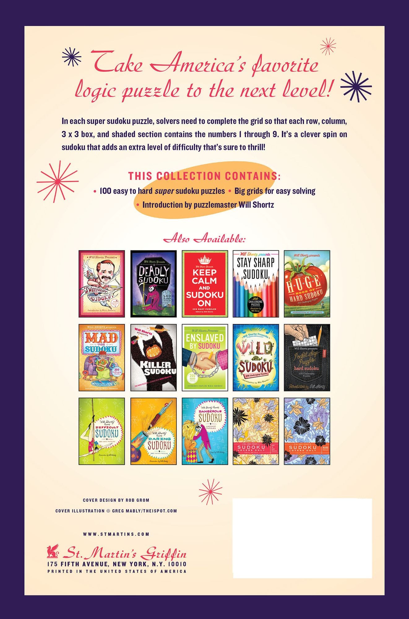 Will Shortz Presents Super Sudoku: 100 New Brain-Twisting Puzzles
