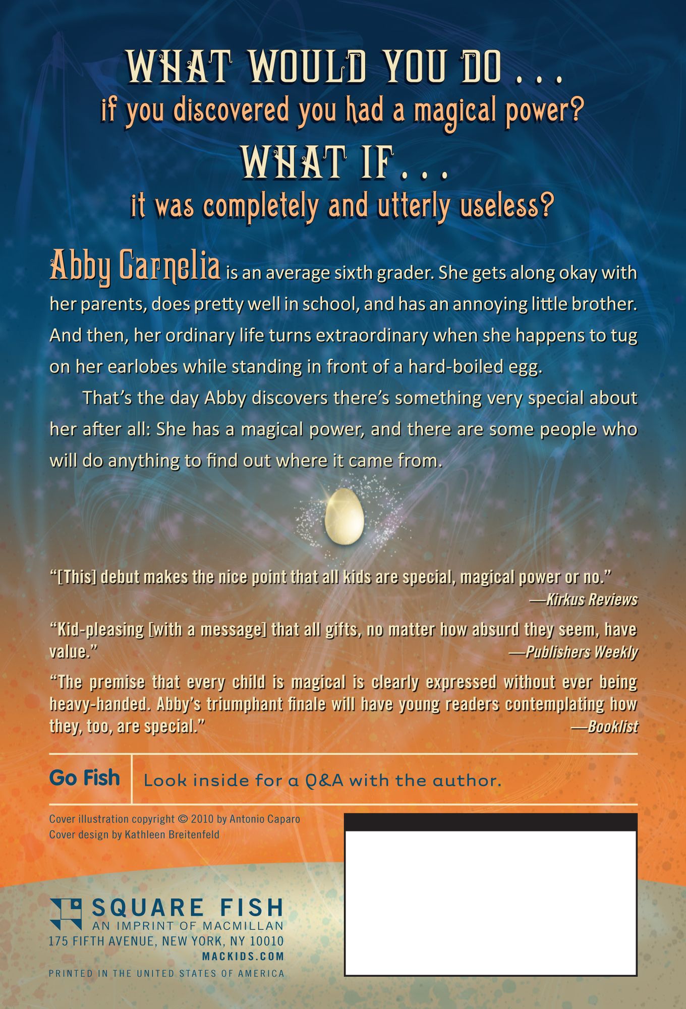 Abby Carnelia's One and Only Magical Power