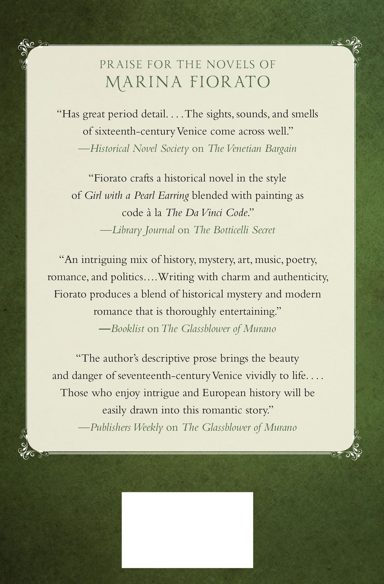 The Venetian Bargain