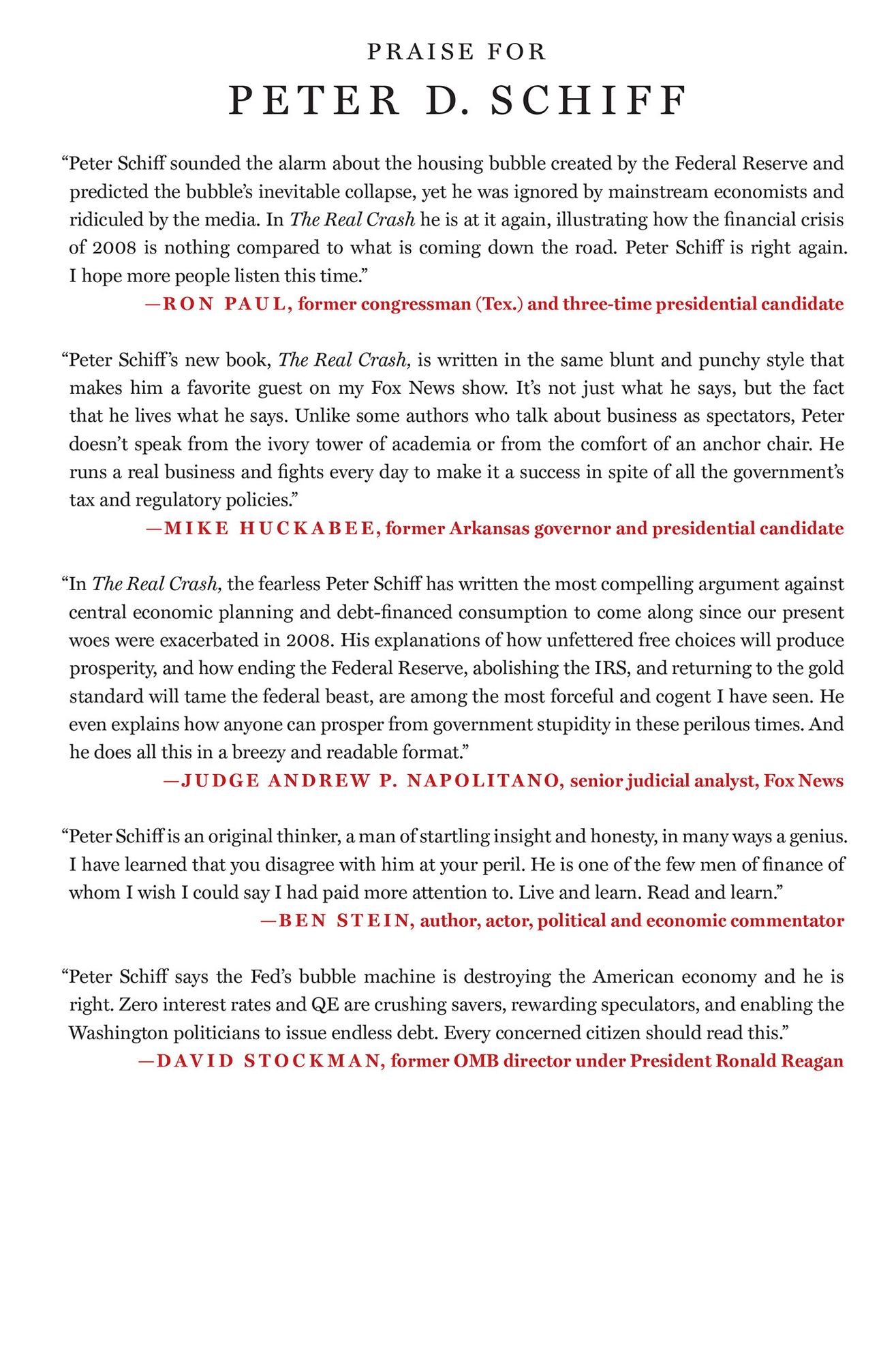 The Real Crash (Fully Revised and Updated): America's Coming Bankruptcy - How to Save Yourself and Your Country