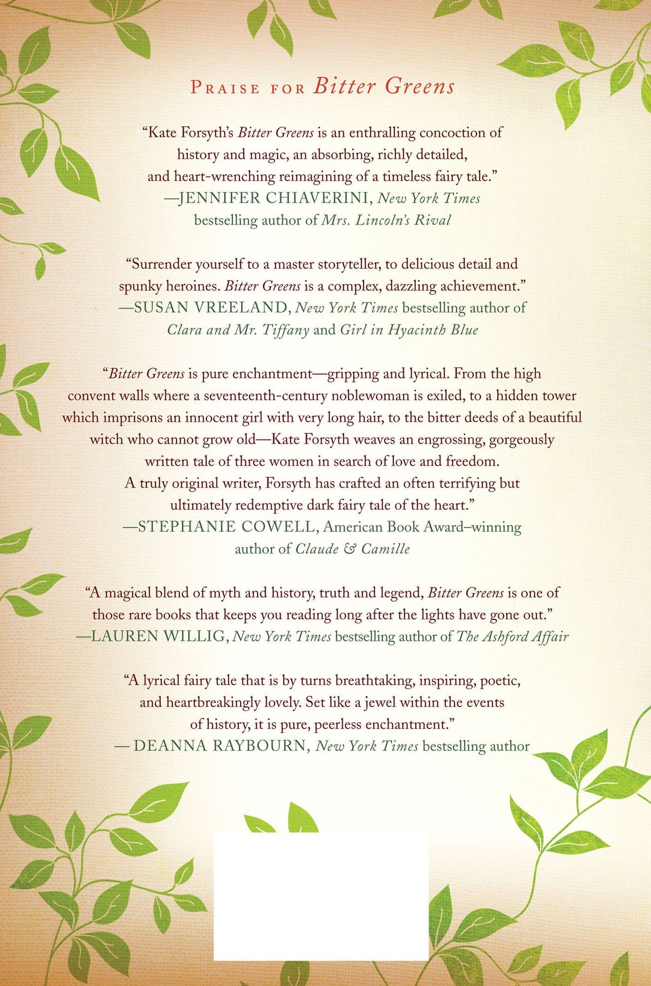 Bitter Greens: A Novel