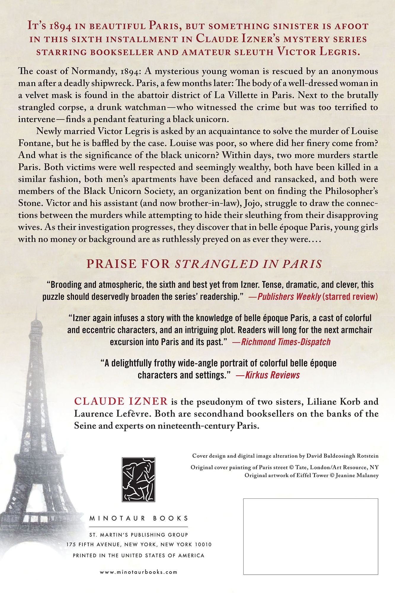 STRANGLED IN PARIS