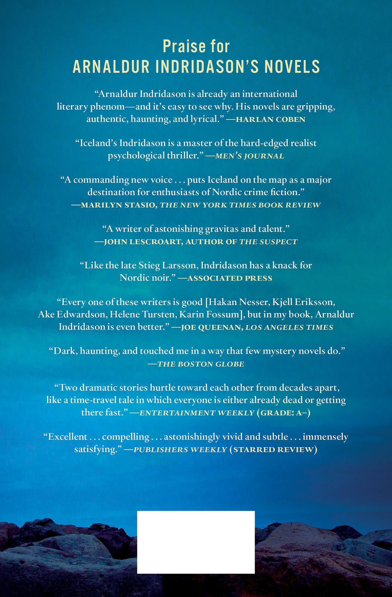 Reykjavik Nights (Inspector Erlendur Series #10)
