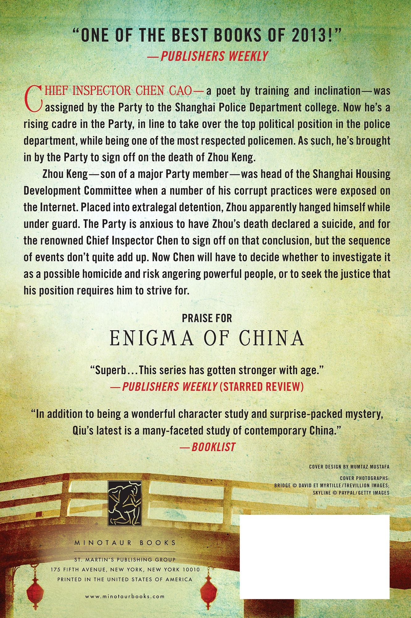 Enigma of China: An Inspector Chen Novel