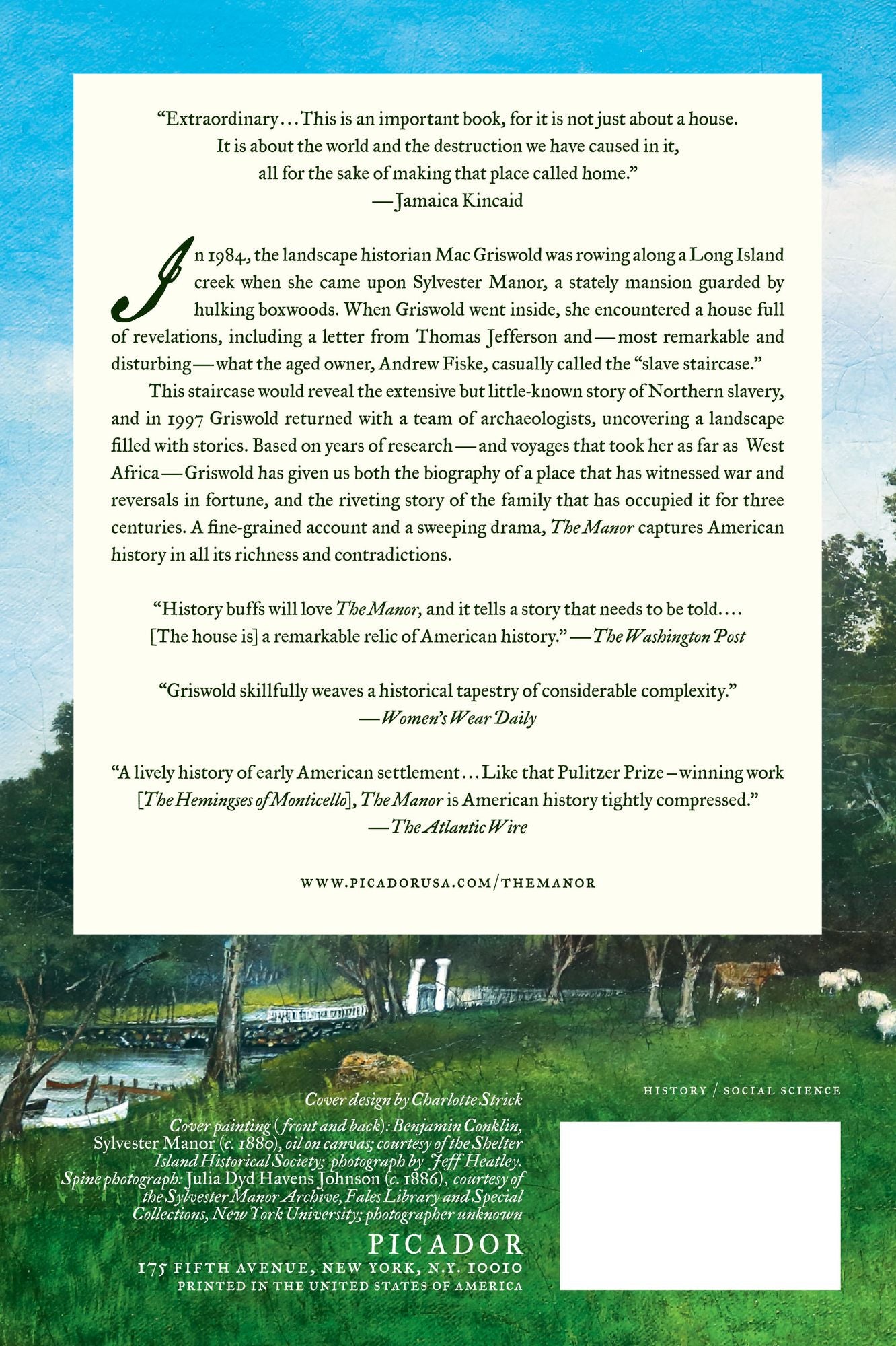 Manor: Three Centuries at a Slave Plantation on Long Island