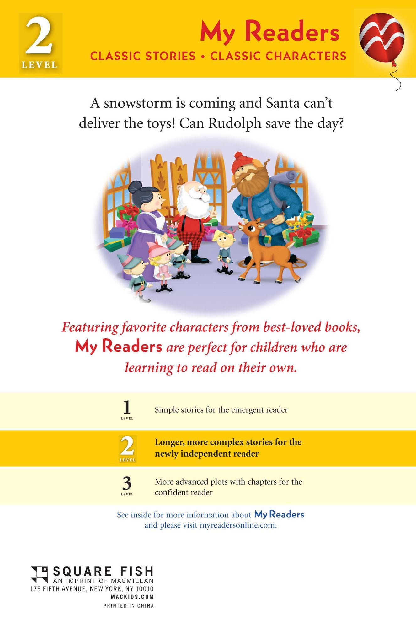 Rudolph the Red-Nosed Reindeer (My Reader, Level 2)