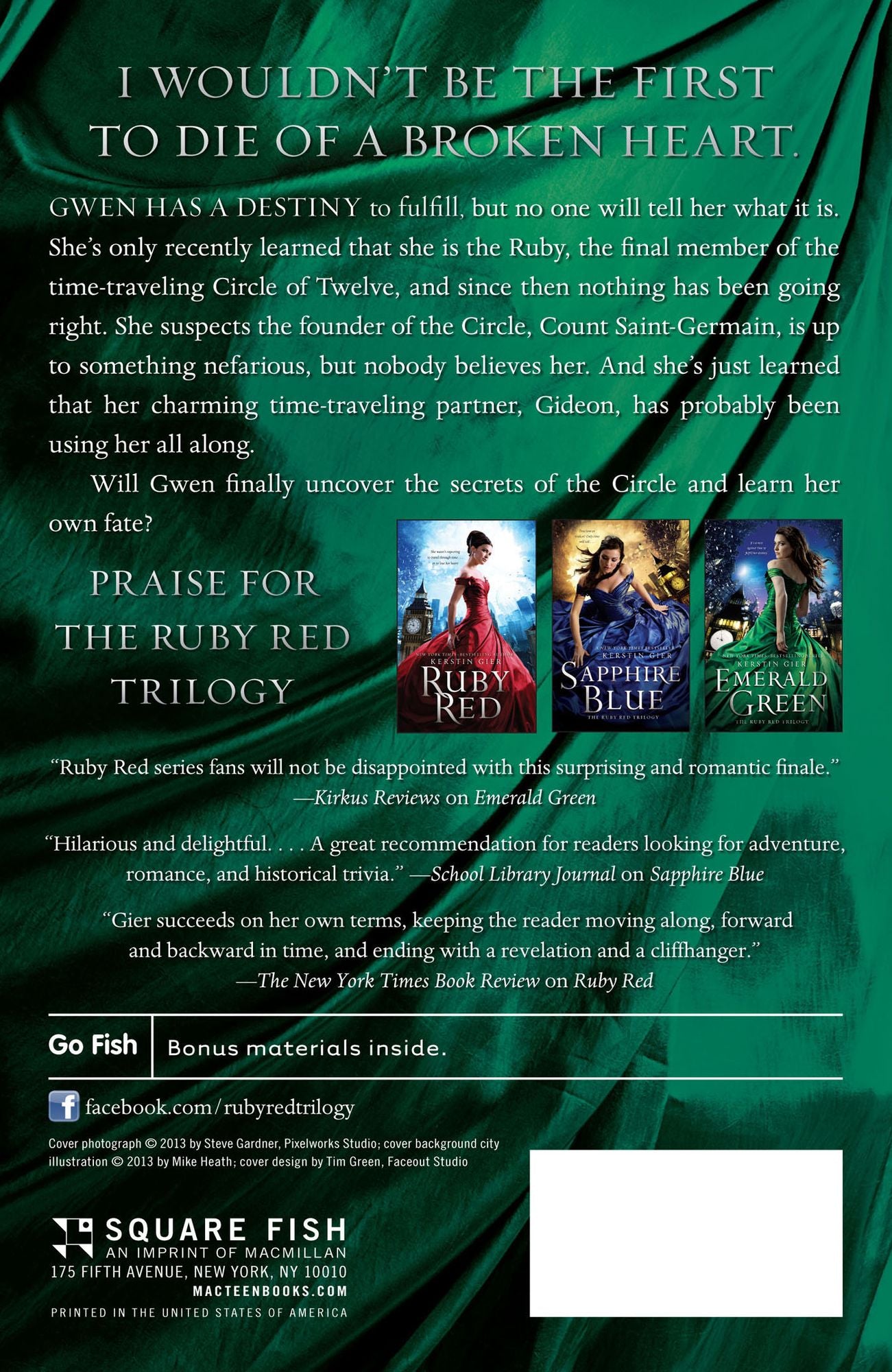Emerald Green (Ruby Red Trilogy Series #3)