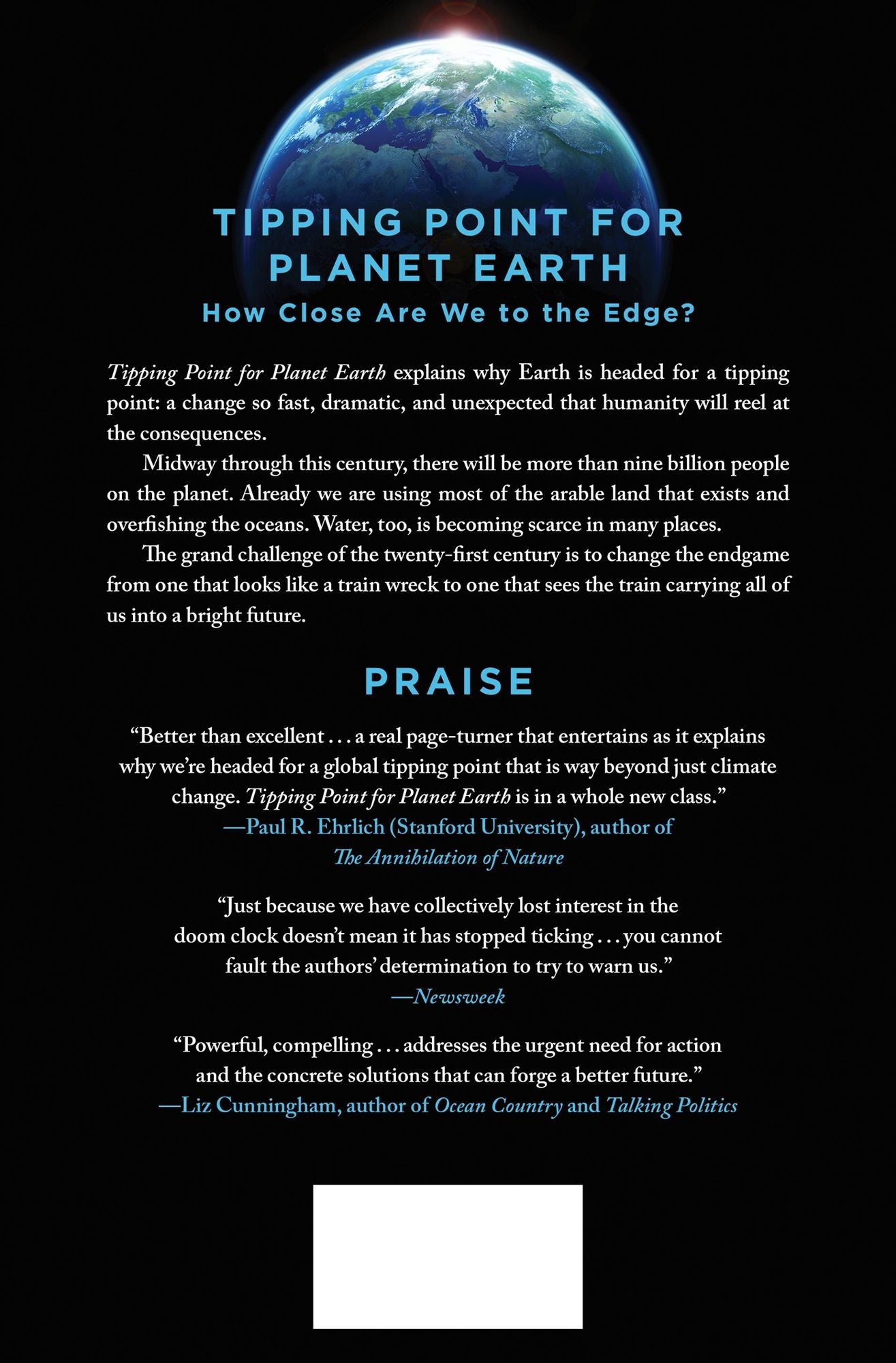 Tipping Point for Planet Earth: How Close Are We to the Edge?