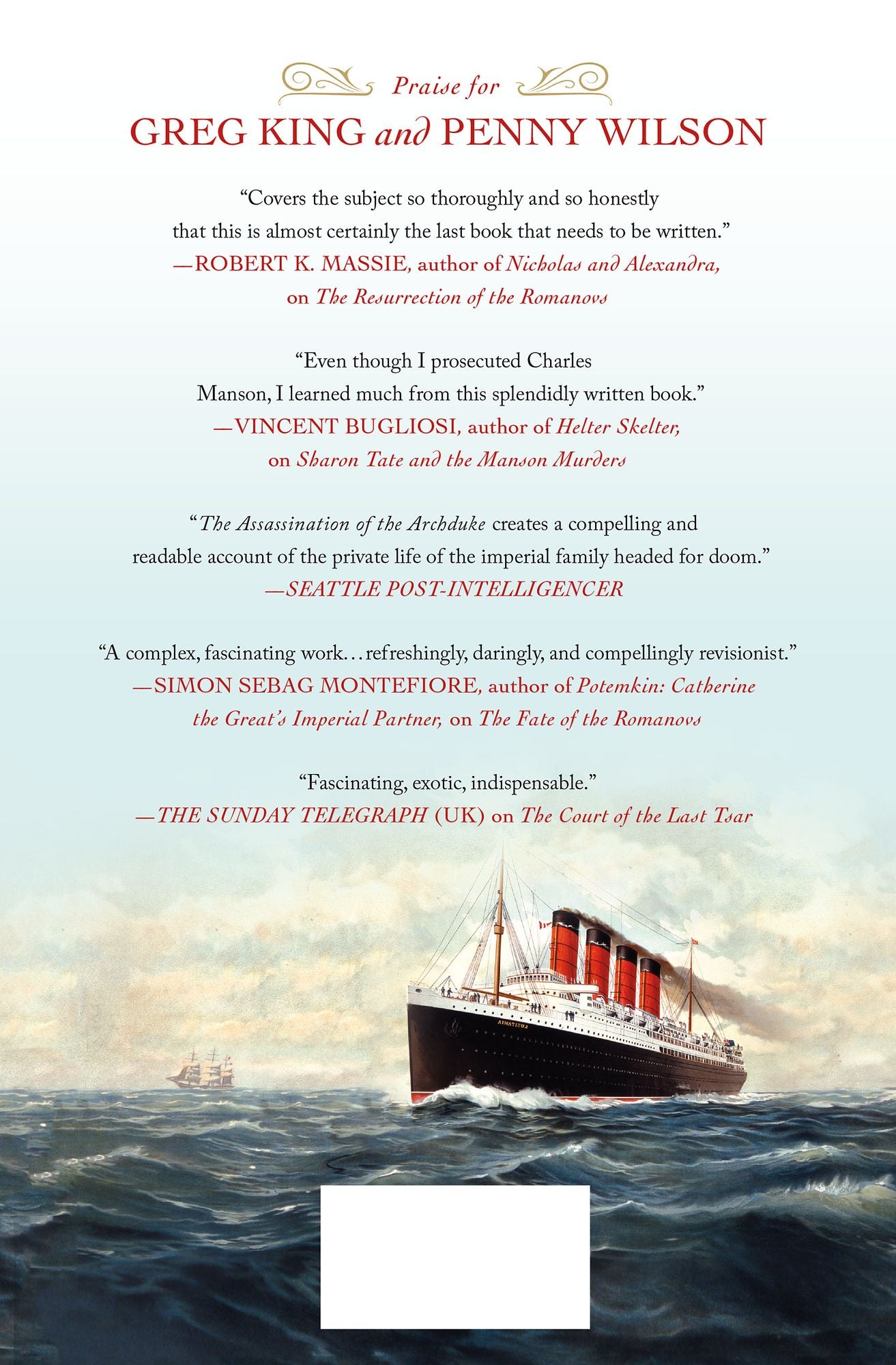 Lusitania: Triumph, Tragedy, and the End of the Edwardian Age