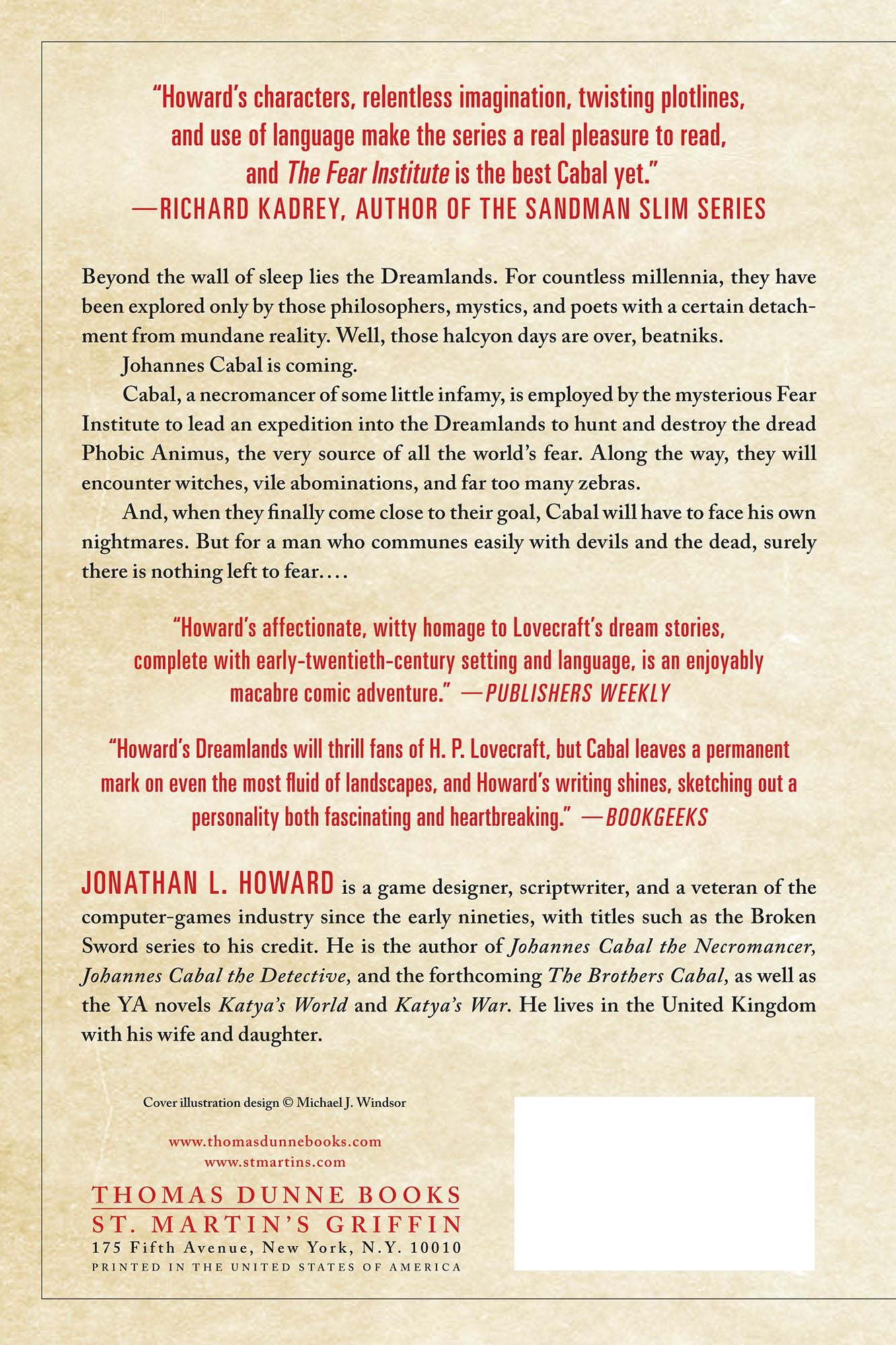 Johannes Cabal: The Fear Institute (Johannes Cabal #3)