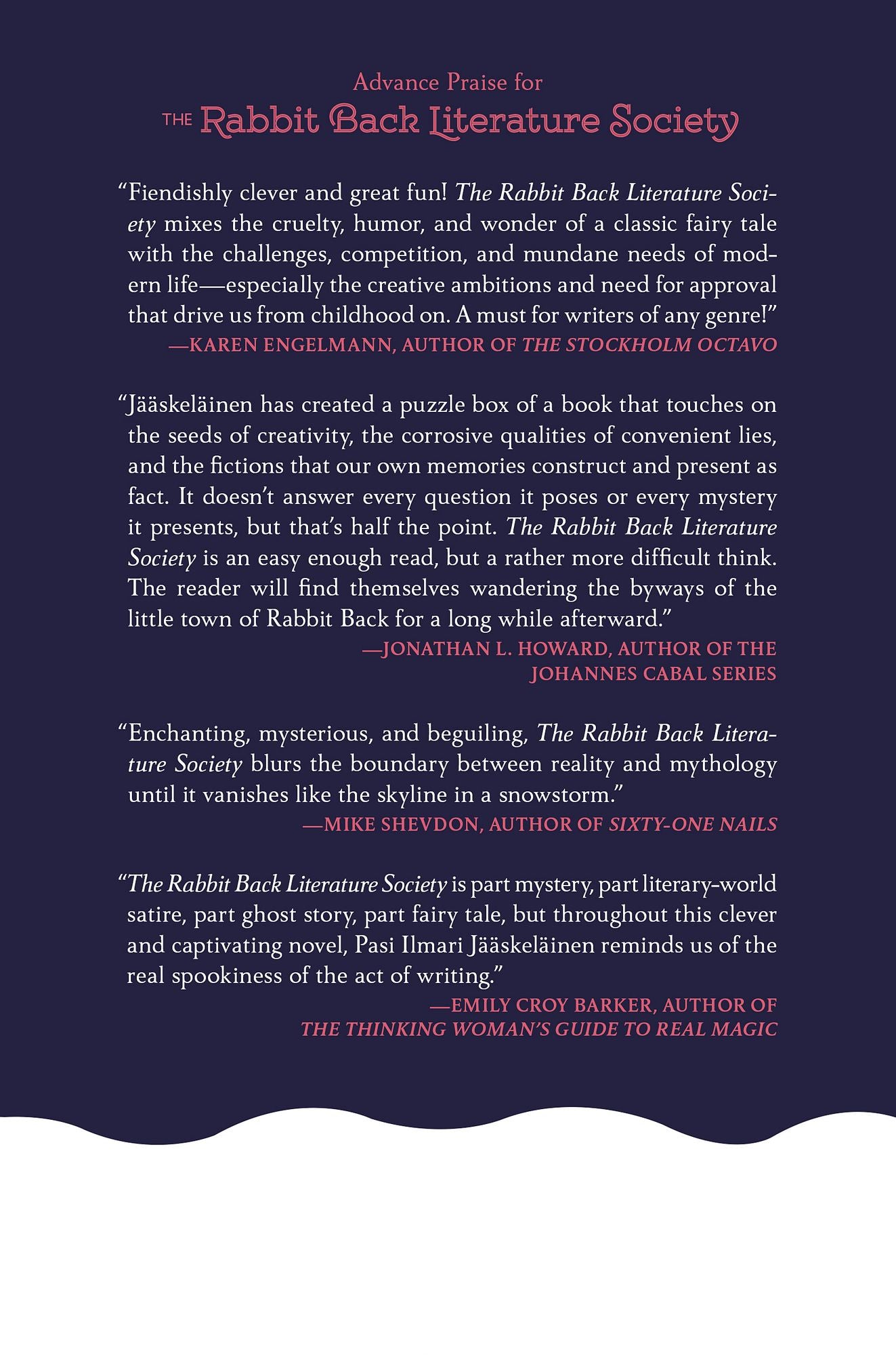 The Rabbit Back Literature Society