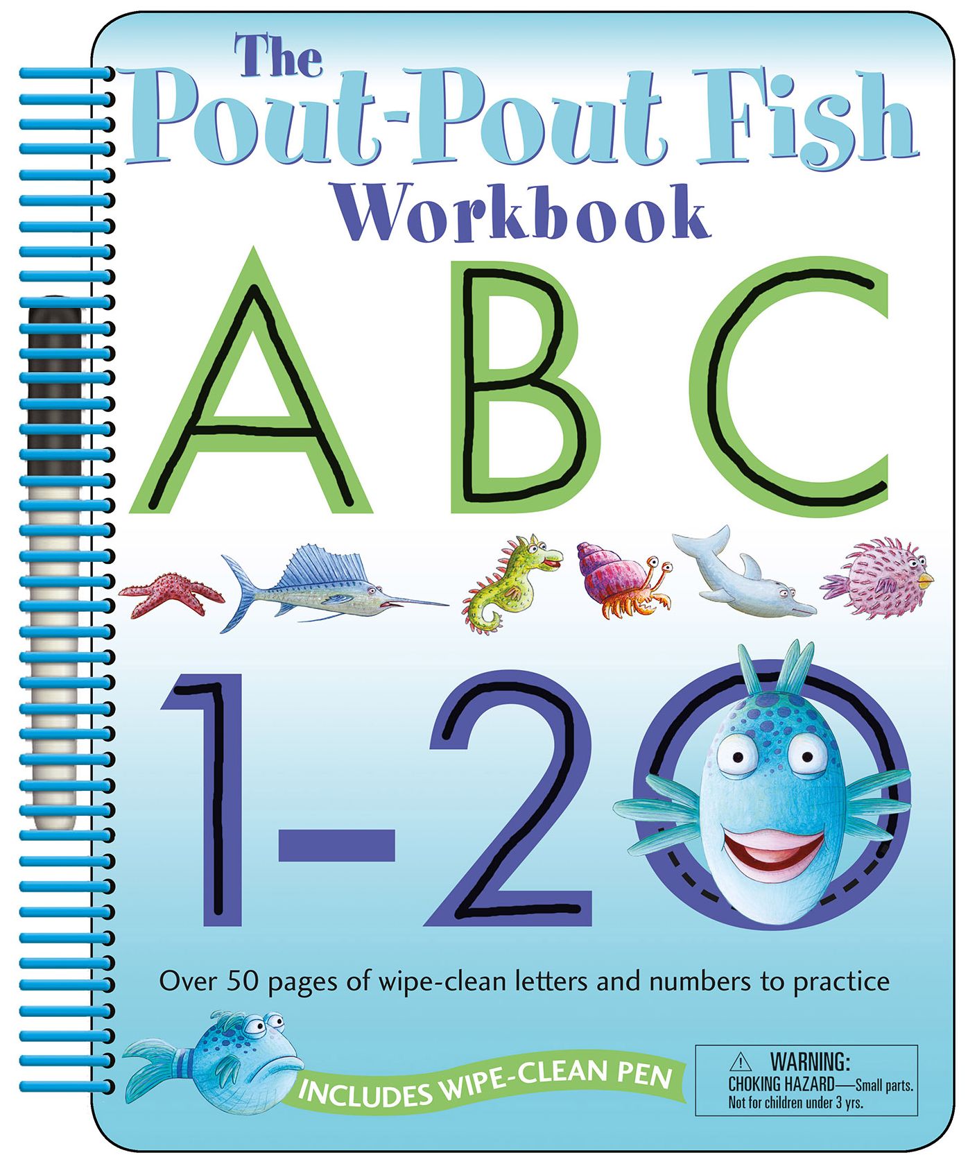 The Pout-Pout Fish: Wipe Clean Workbook ABC, 1-20