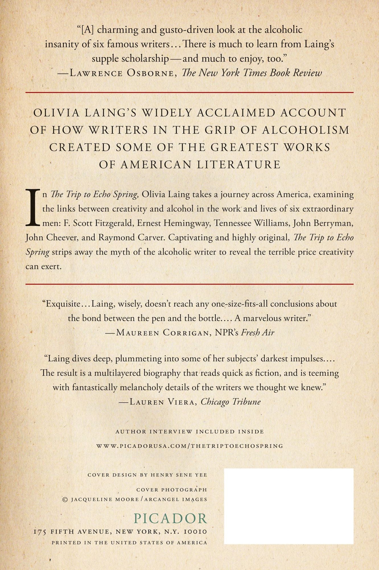 The Trip to Echo Spring: On Writers and Drinking