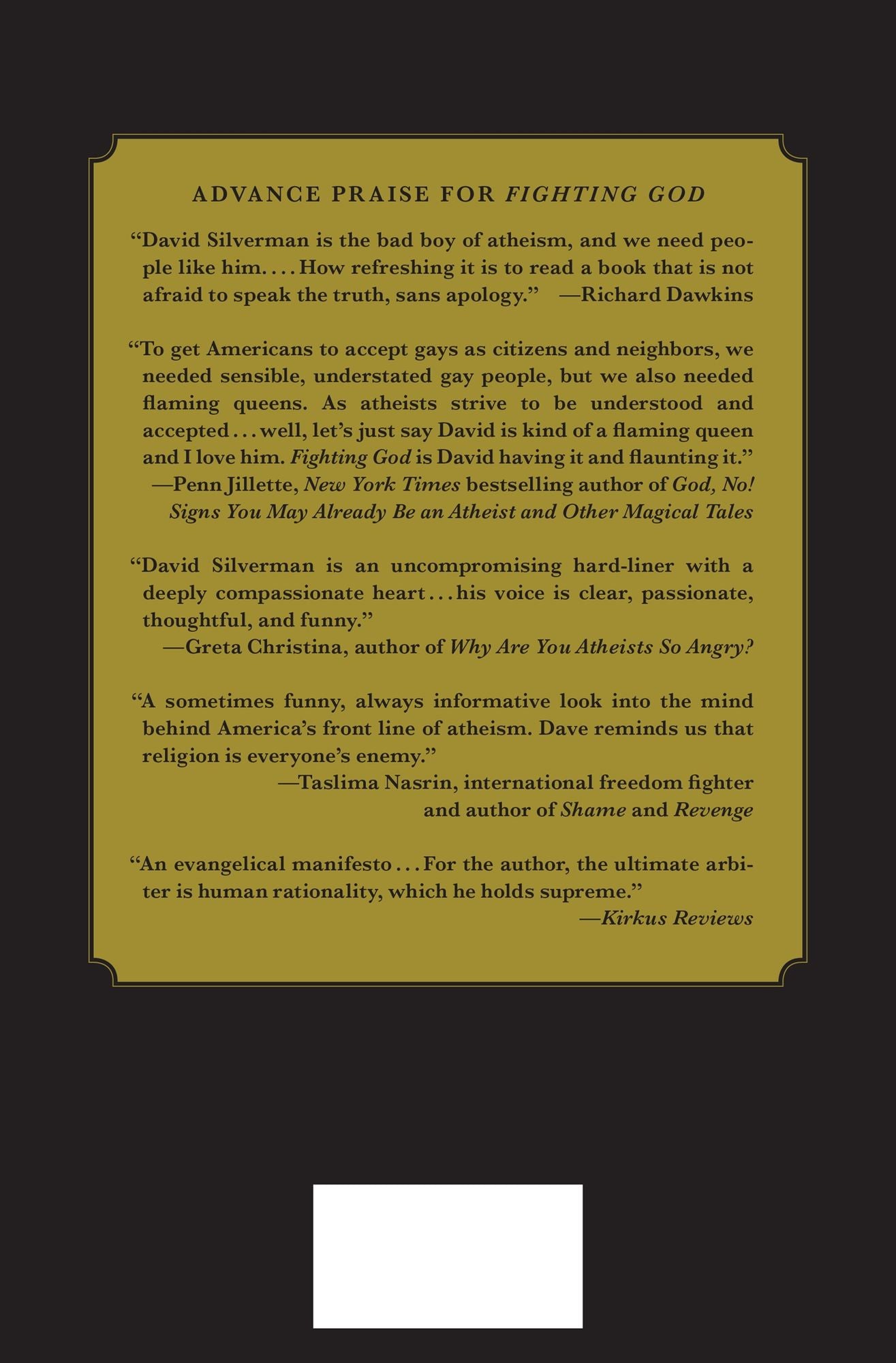 Fighting God: An Atheist Manifesto for a Religious World