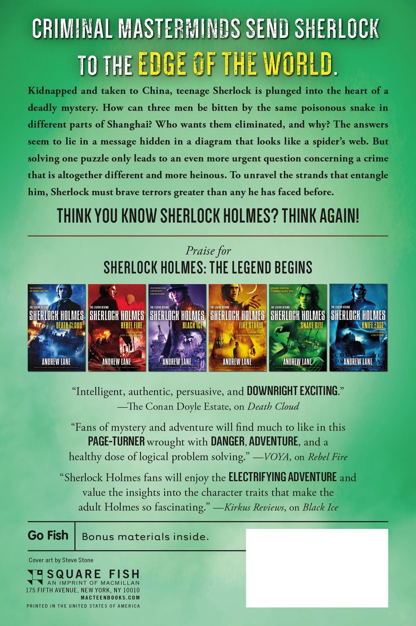Snake Bite (Sherlock Holmes: The Legend Begins Series #5)