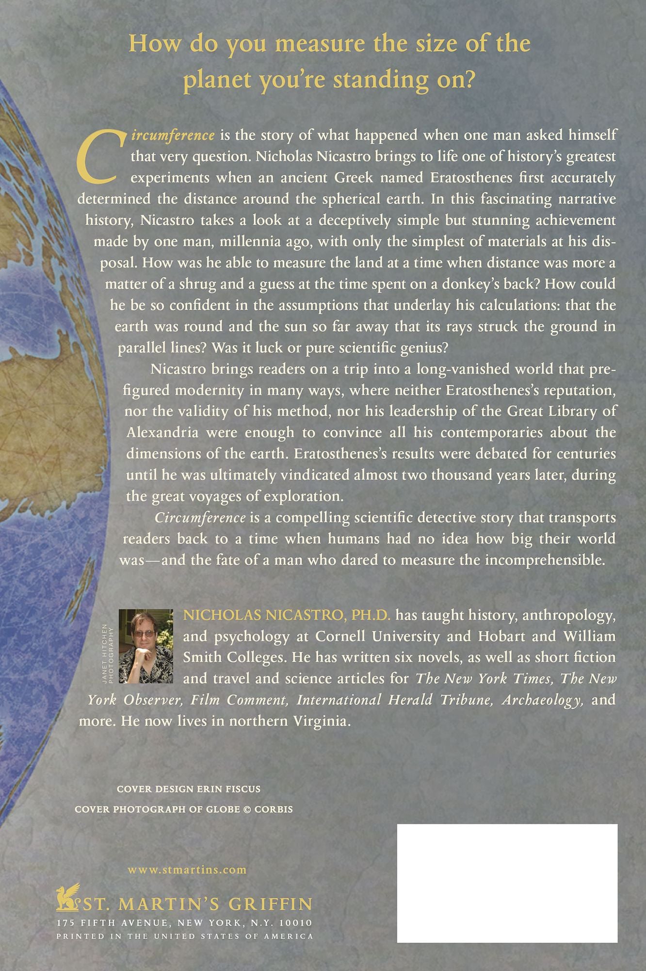 Circumference: Eratosthenes and the Ancient Quest to Measure the Globe