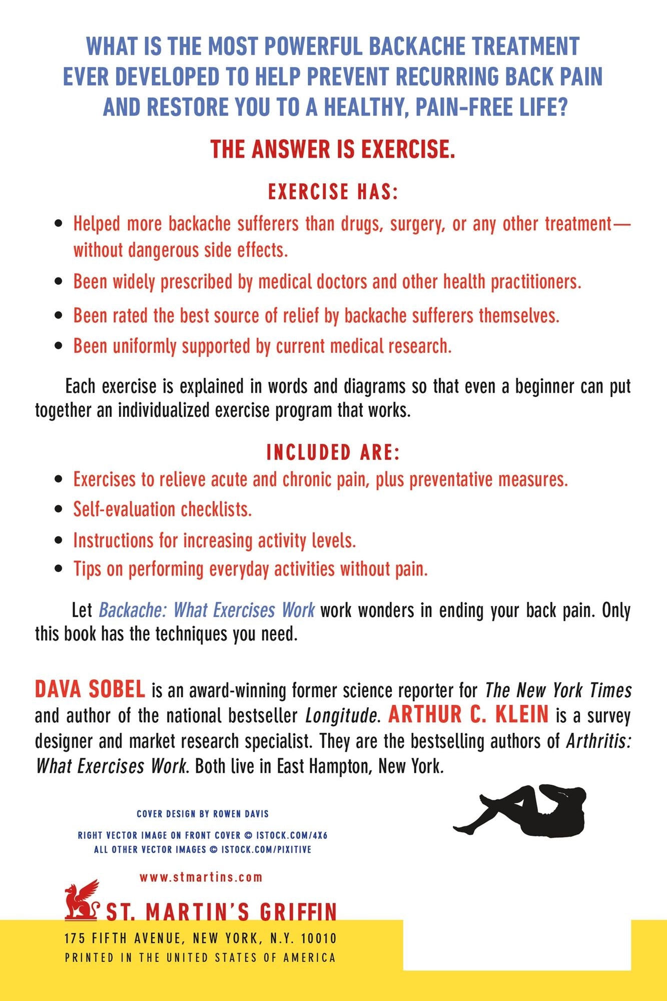 Backache: What Exercises Work: Breakthrough Relief for the Rest of Your Life, Even After Drugs & Surgery Have Failed