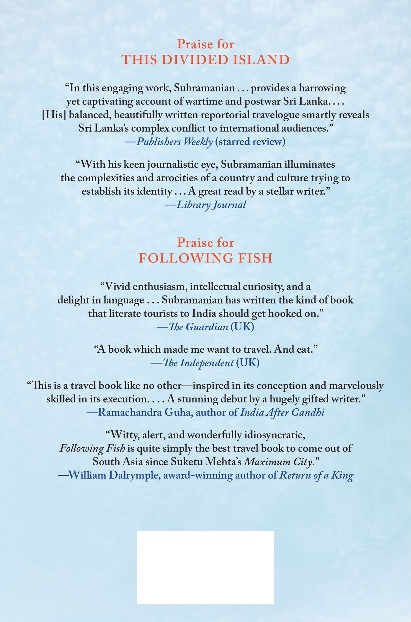 Following Fish: One Man's Journey into the Food and Culture of the Indian Coast