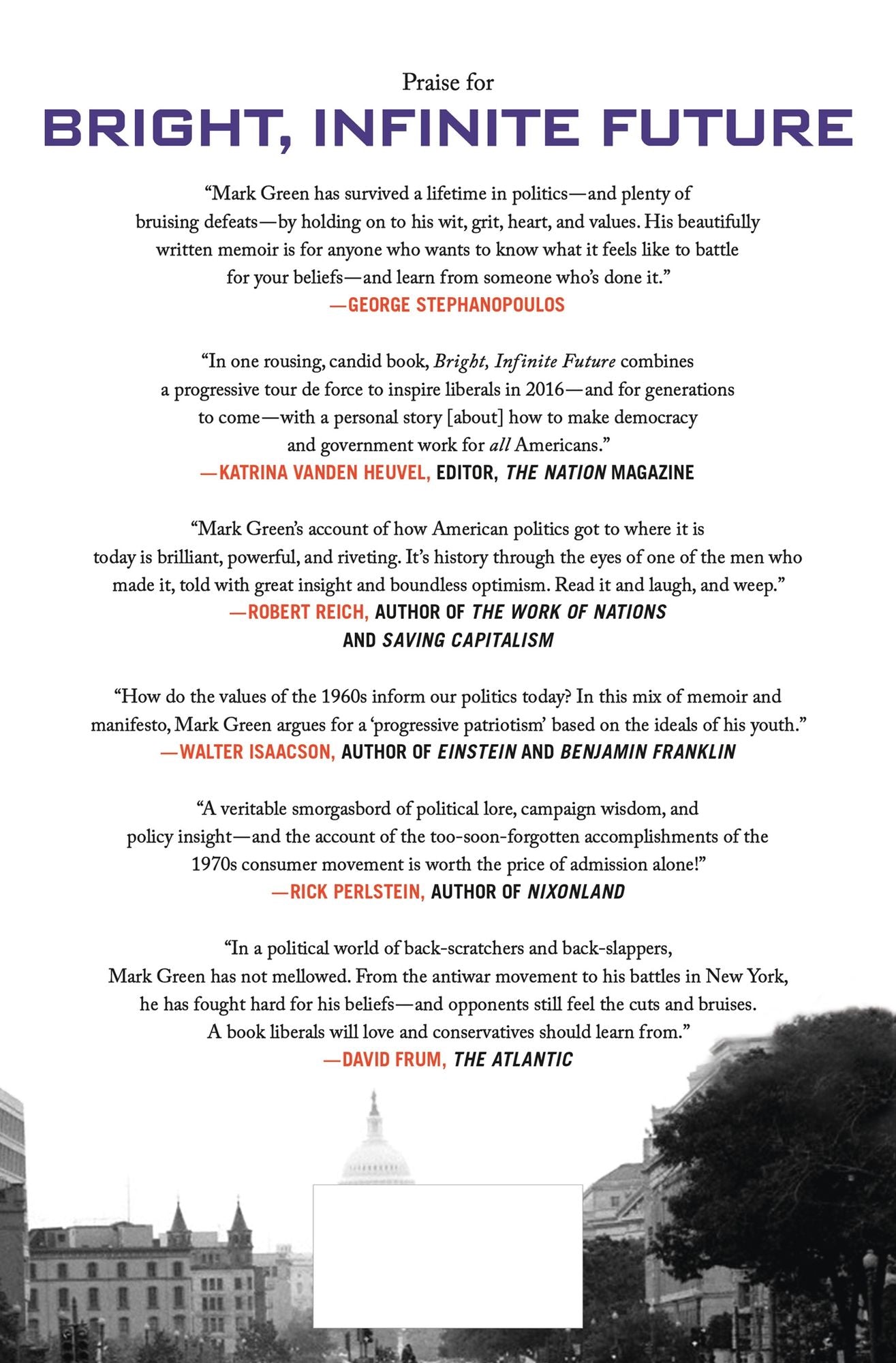 Bright, Infinite Future: A Generational Memoir on the Progressive Rise