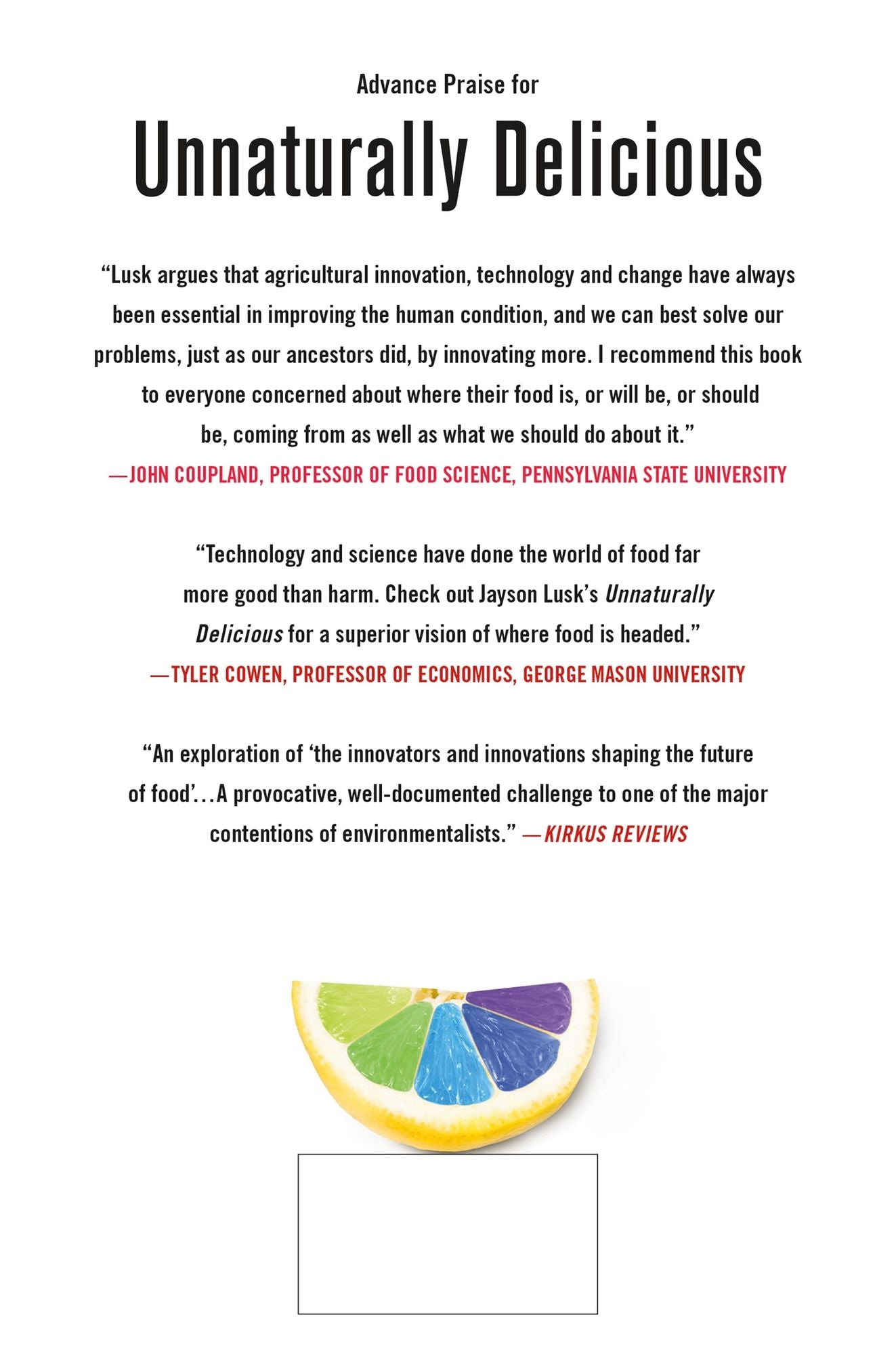 Unnaturally Delicious: How Science and Technology Are Serving Up Super Foods to Save the World
