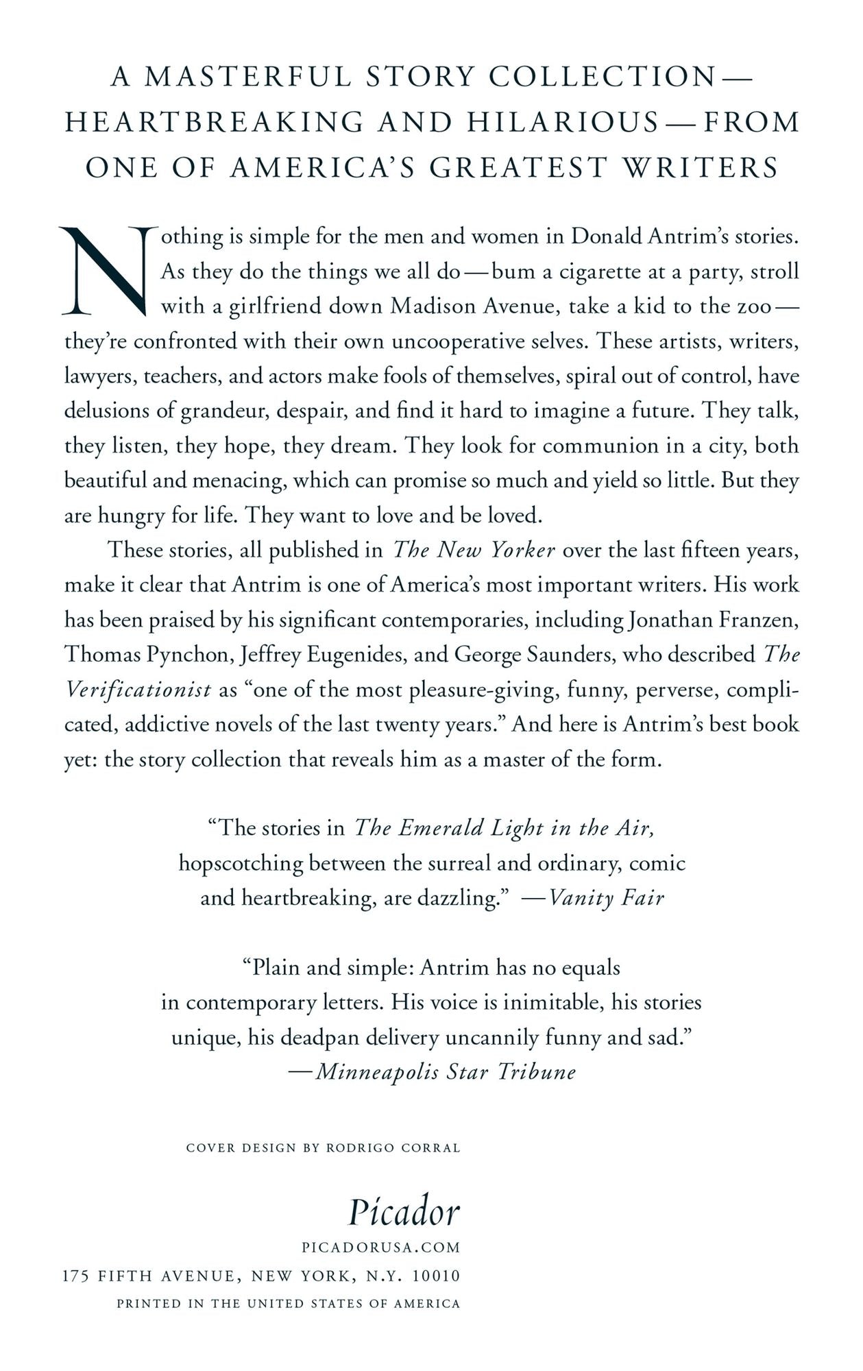 The Emerald Light in the Air : Stories